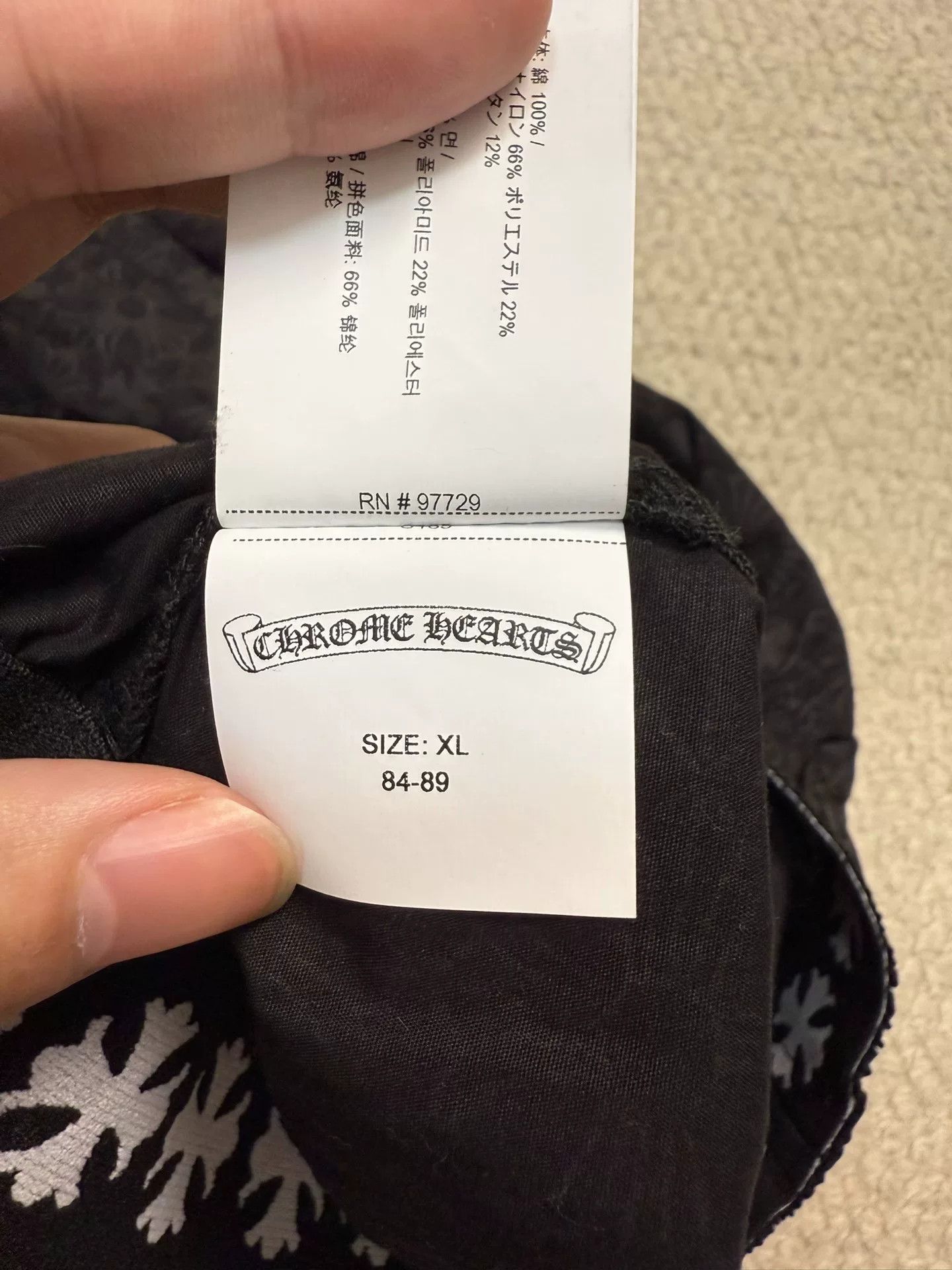 Chrome Hearts Chrome Hearts Black Subtle Pattern Beach Shorts Size US 32 / EU 48 - 5 Thumbnail