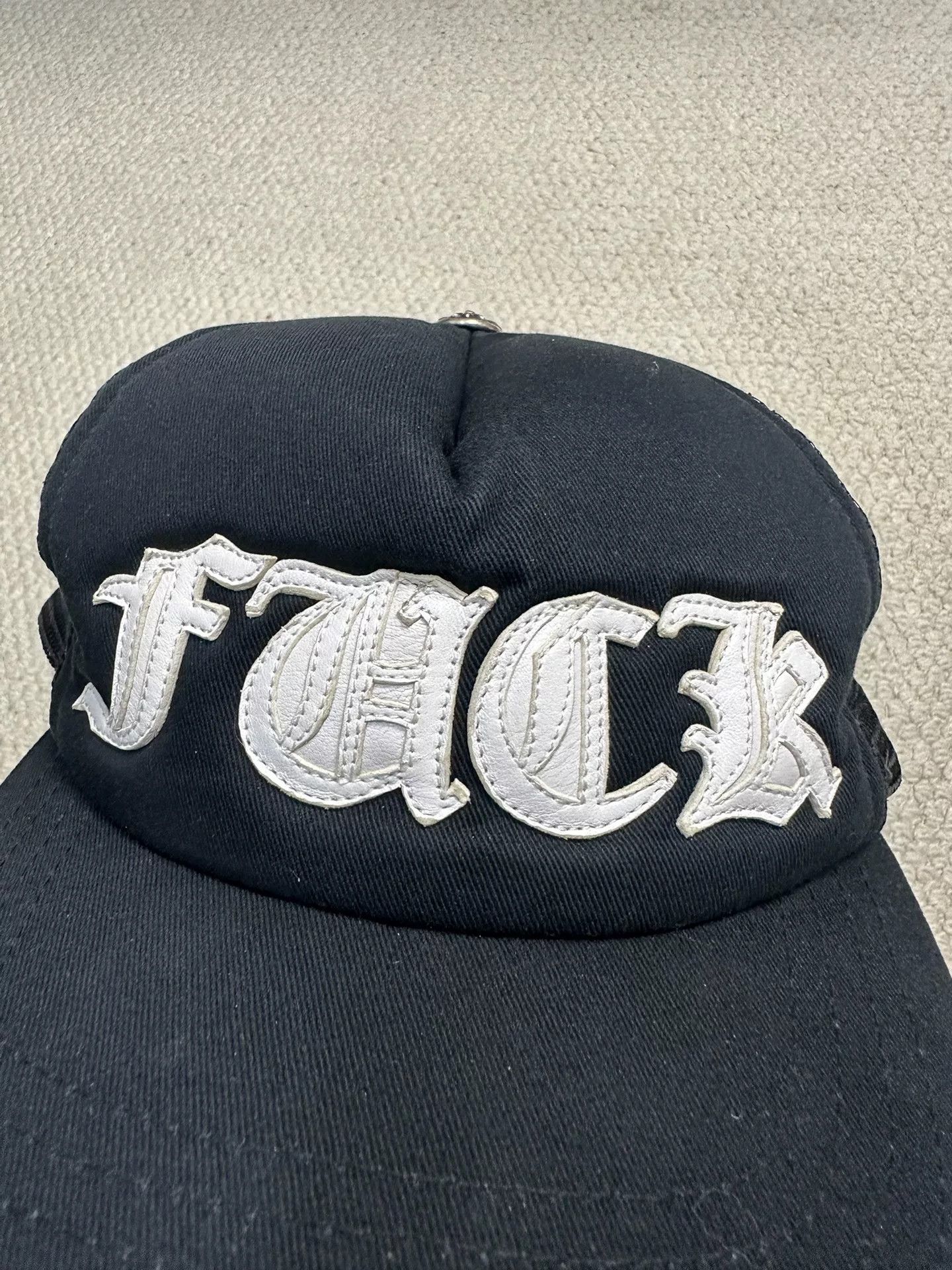 Chrome Hearts Chrome Hearts FxxK Leather Patch Baseball Cap Size ONE SIZE - 2 Thumbnail