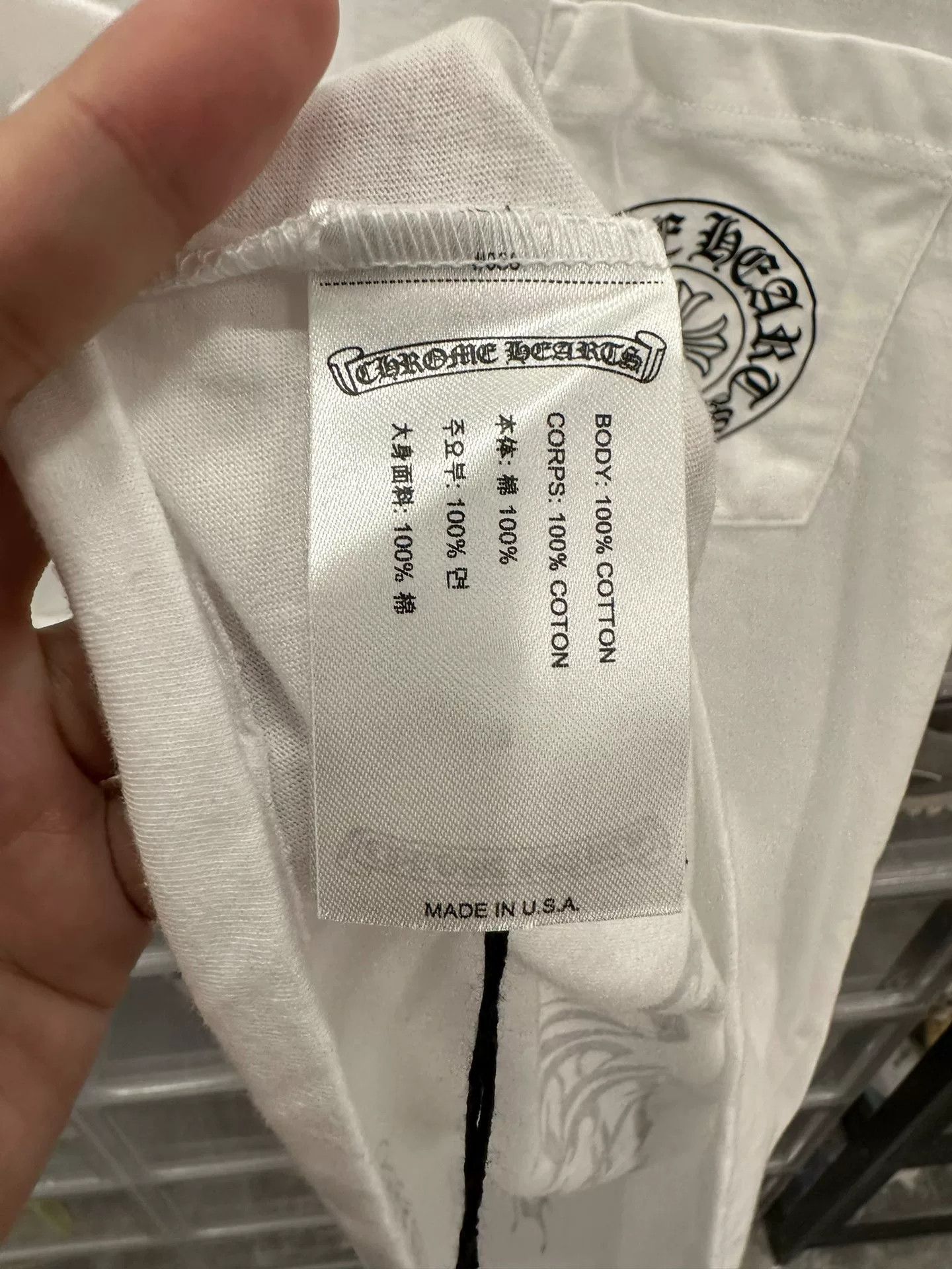 Chrome Hearts Chrome Hearts Hangzhou Limited White Tee Size US M / EU 48-50 / 2 - 4 Thumbnail