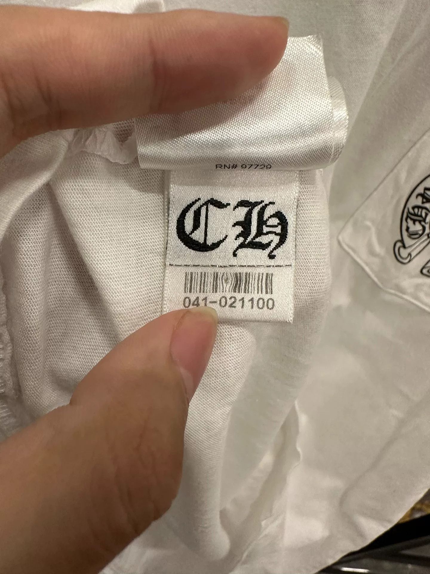Chrome Hearts Chrome Hearts Classic Horseshoe White Tee Size US L / EU 52-54 / 3 - 7 Thumbnail