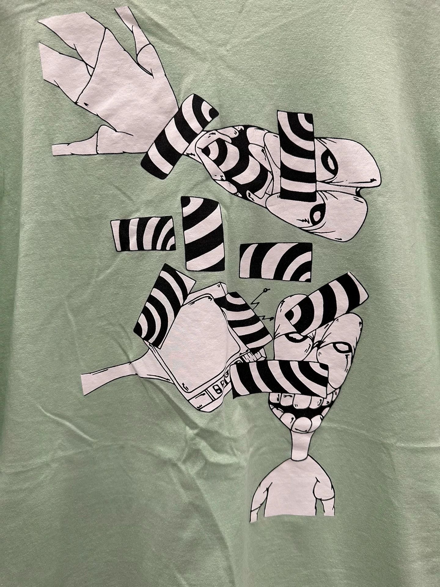 Chrome Hearts Chrome Hearts Mattyboy Graffiti Green Tee Size US XL / EU 56 / 4 - 3 Thumbnail
