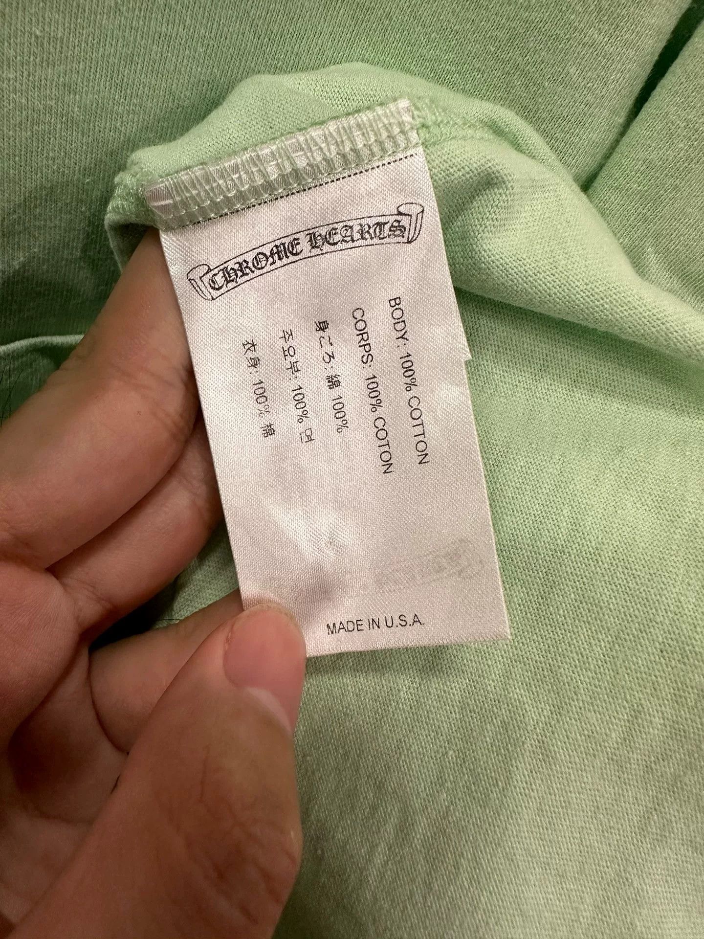Chrome Hearts Chrome Hearts Mattyboy Graffiti Green Tee Size US XL / EU 56 / 4 - 4 Thumbnail