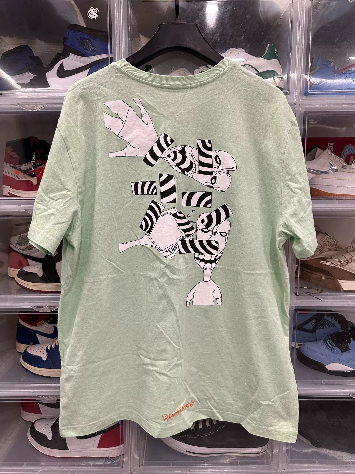 Chrome Hearts Chrome Hearts Mattyboy Graffiti Green Tee Size US XL / EU 56 / 4 - 2 Thumbnail