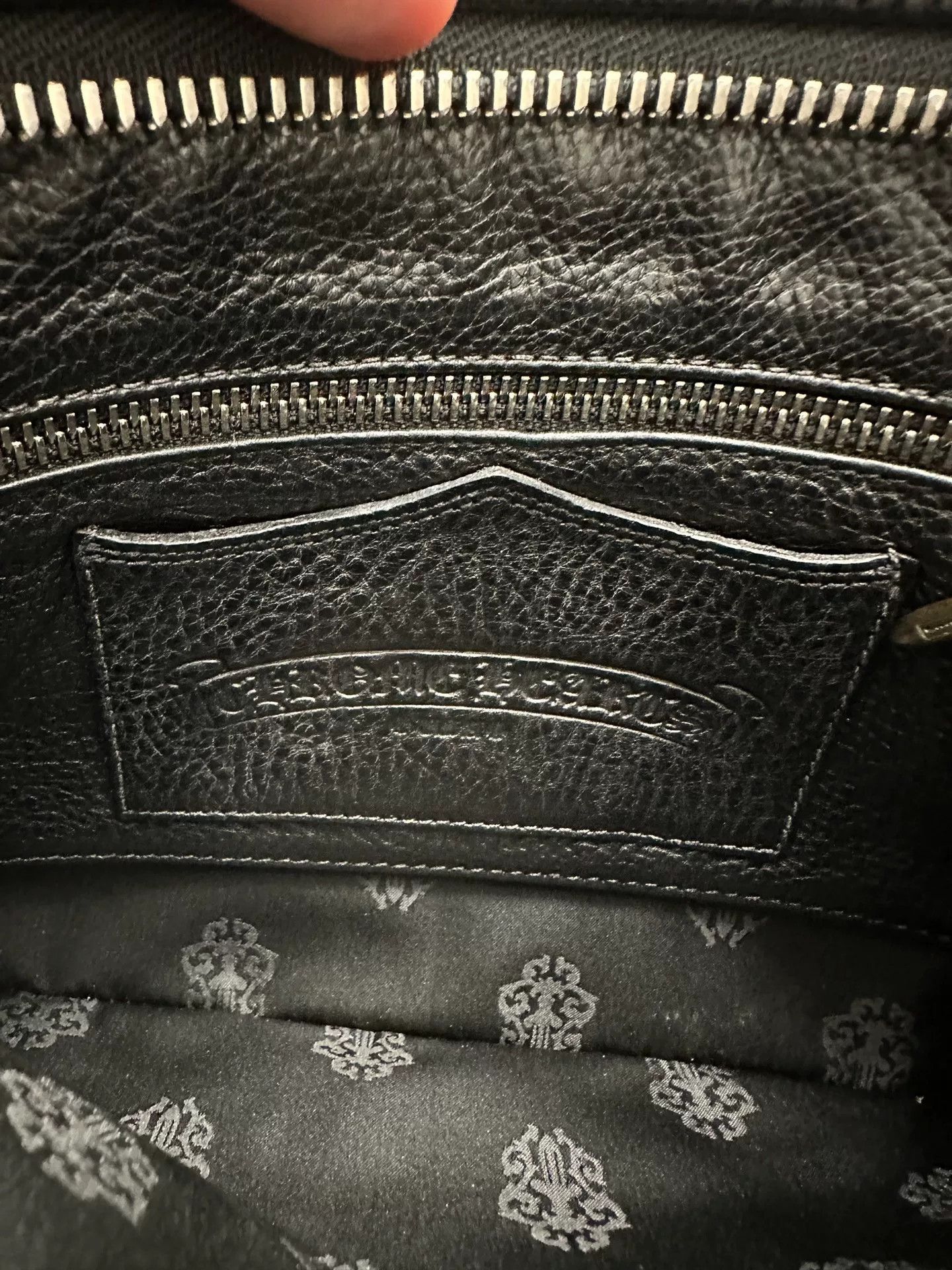 Chrome Hearts Chrome Hearts Black Sword Zipper Clutch Size ONE SIZE - 4 Thumbnail