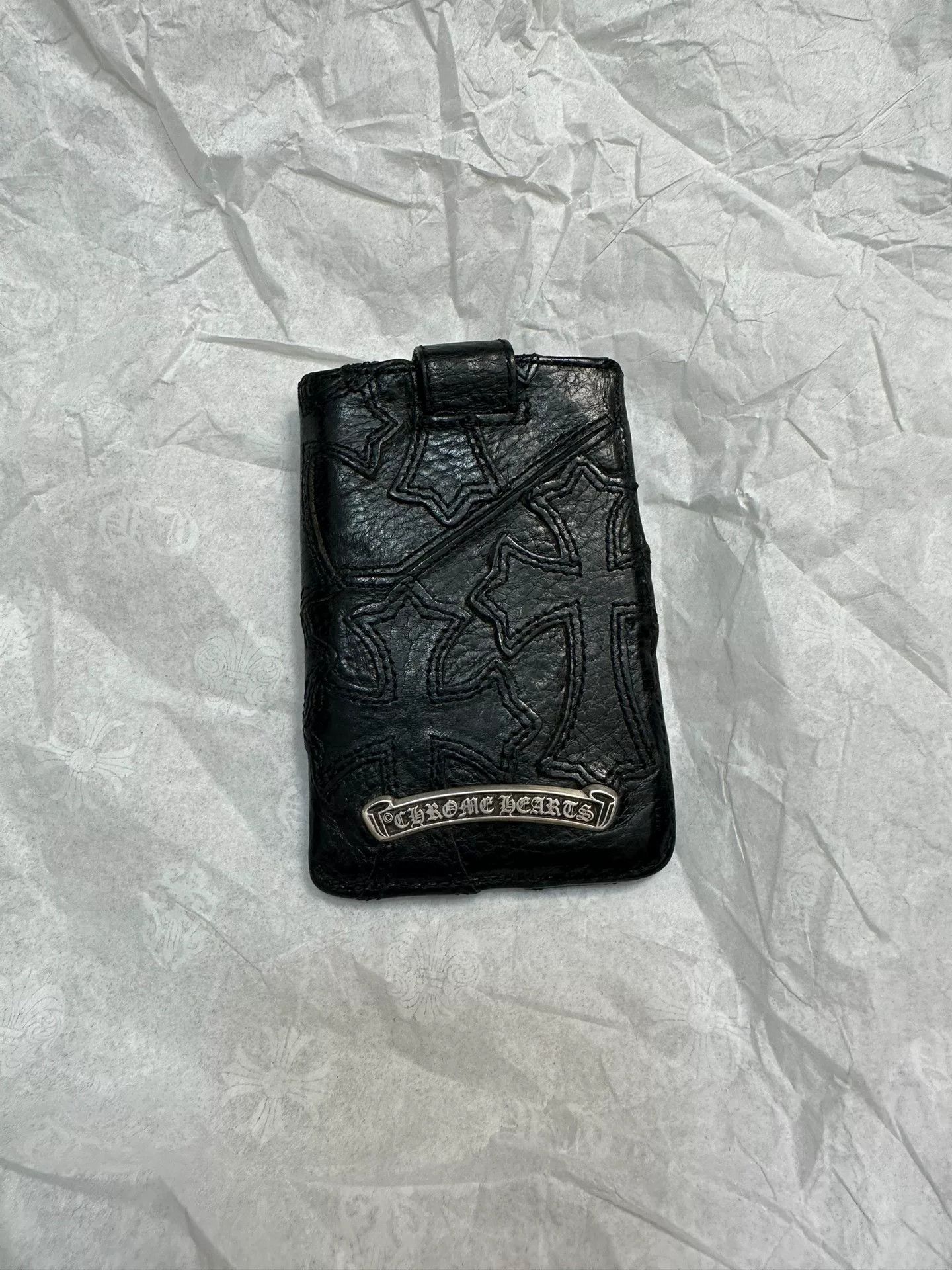 Chrome Hearts Chrome Hearts Cross Leather Card Holder Size ONE SIZE - 2 Thumbnail