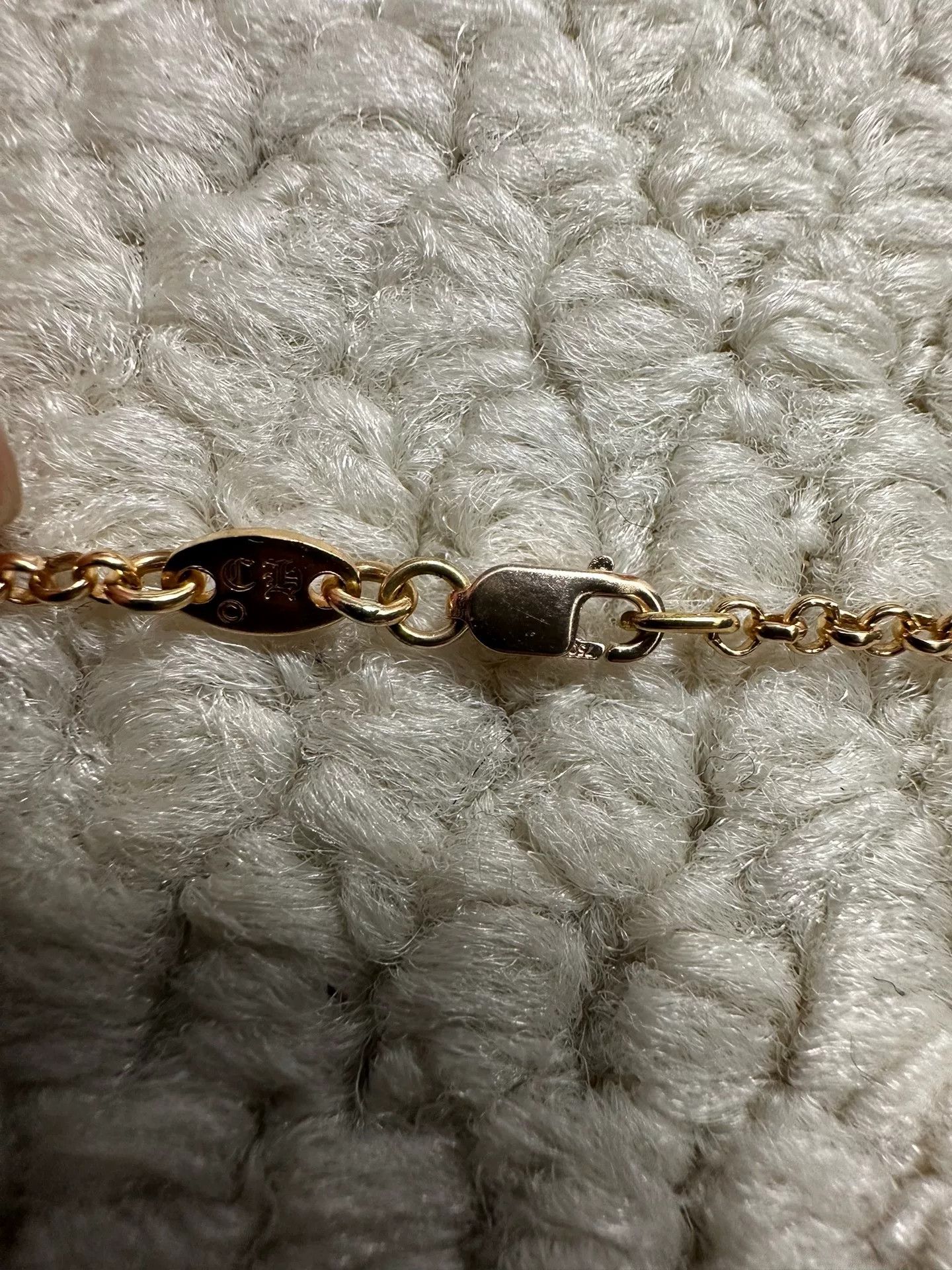 Chrome Hearts Chrome Hearts 22k RollChain Gold Necklace Size ONE SIZE - 5 Thumbnail