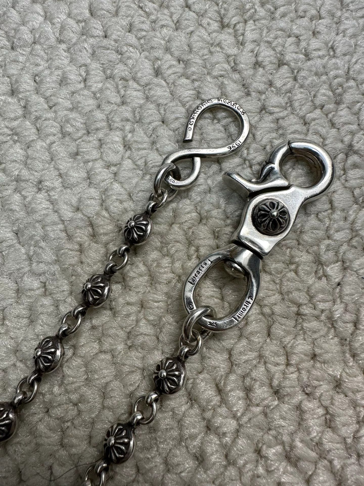 Chrome Hearts Chrome Hearts Cross Ball Lobster Clasp Chain Size ONE SIZE - 5 Thumbnail