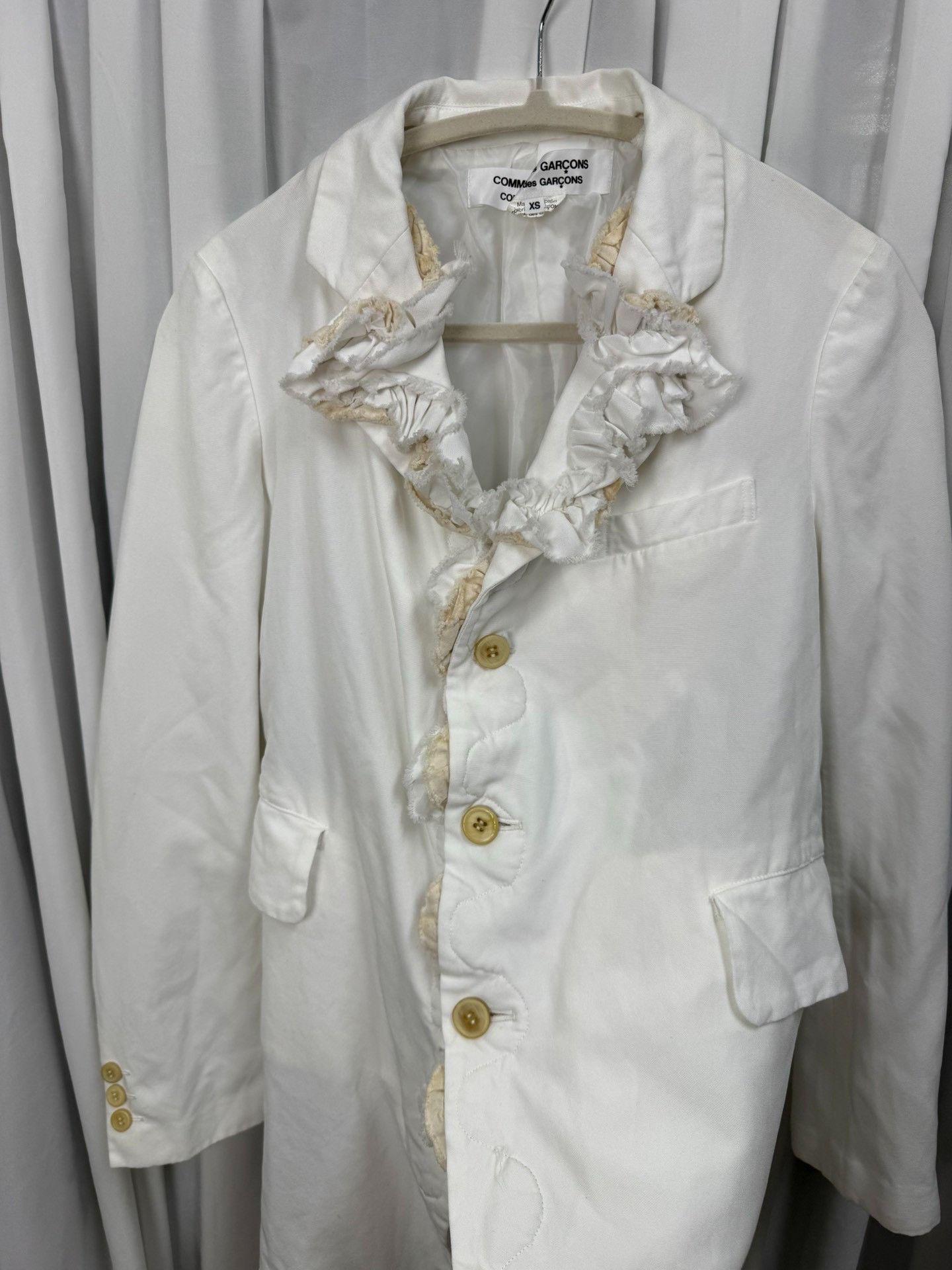 Comme des Garcons Comme des Garçons Ruffle Fleece Jacket Size XS / US 0-2 / IT 36-38 - 6 Thumbnail