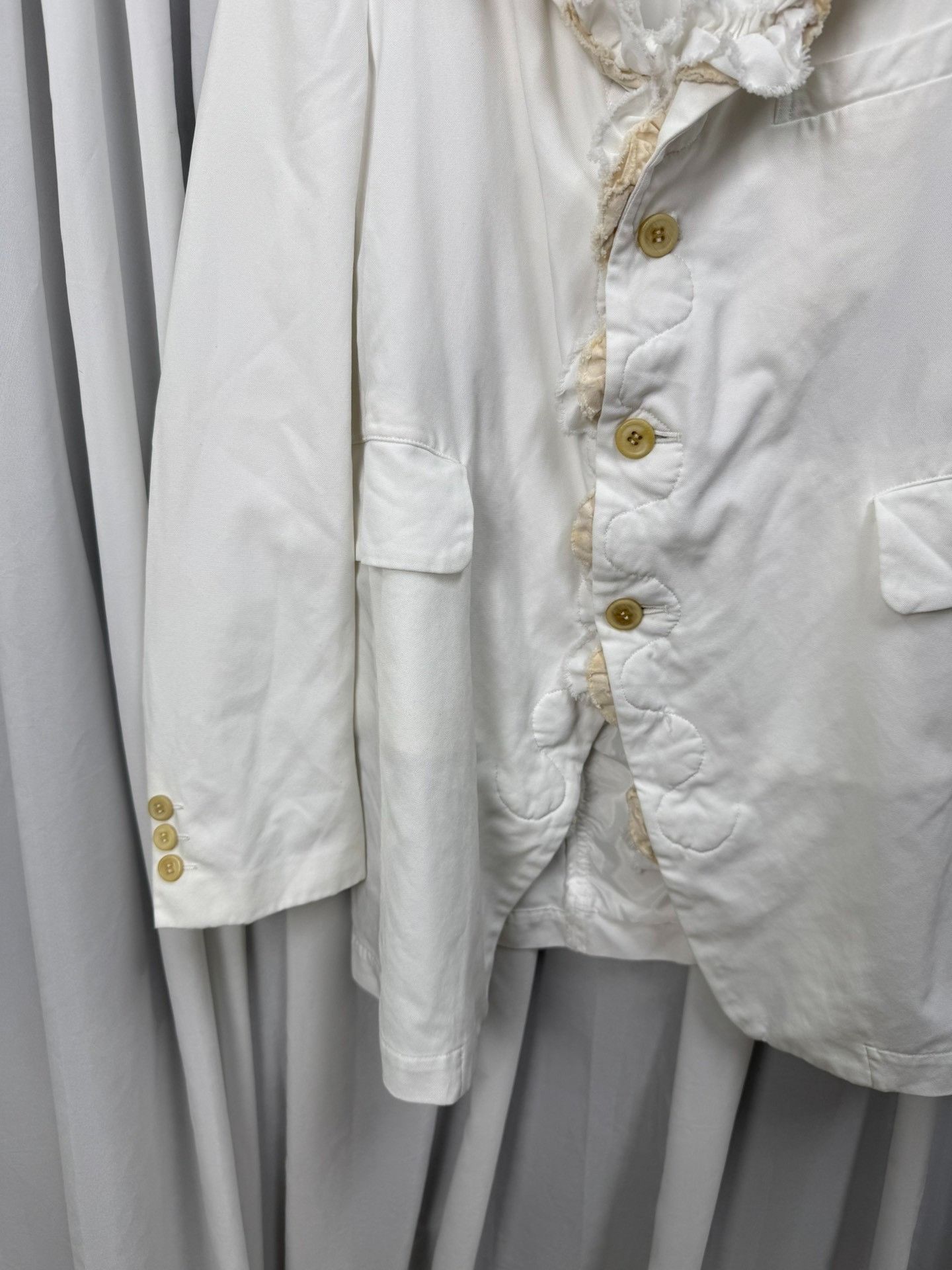 Comme des Garcons Comme des Garçons Ruffle Fleece Jacket Size XS / US 0-2 / IT 36-38 - 4 Thumbnail