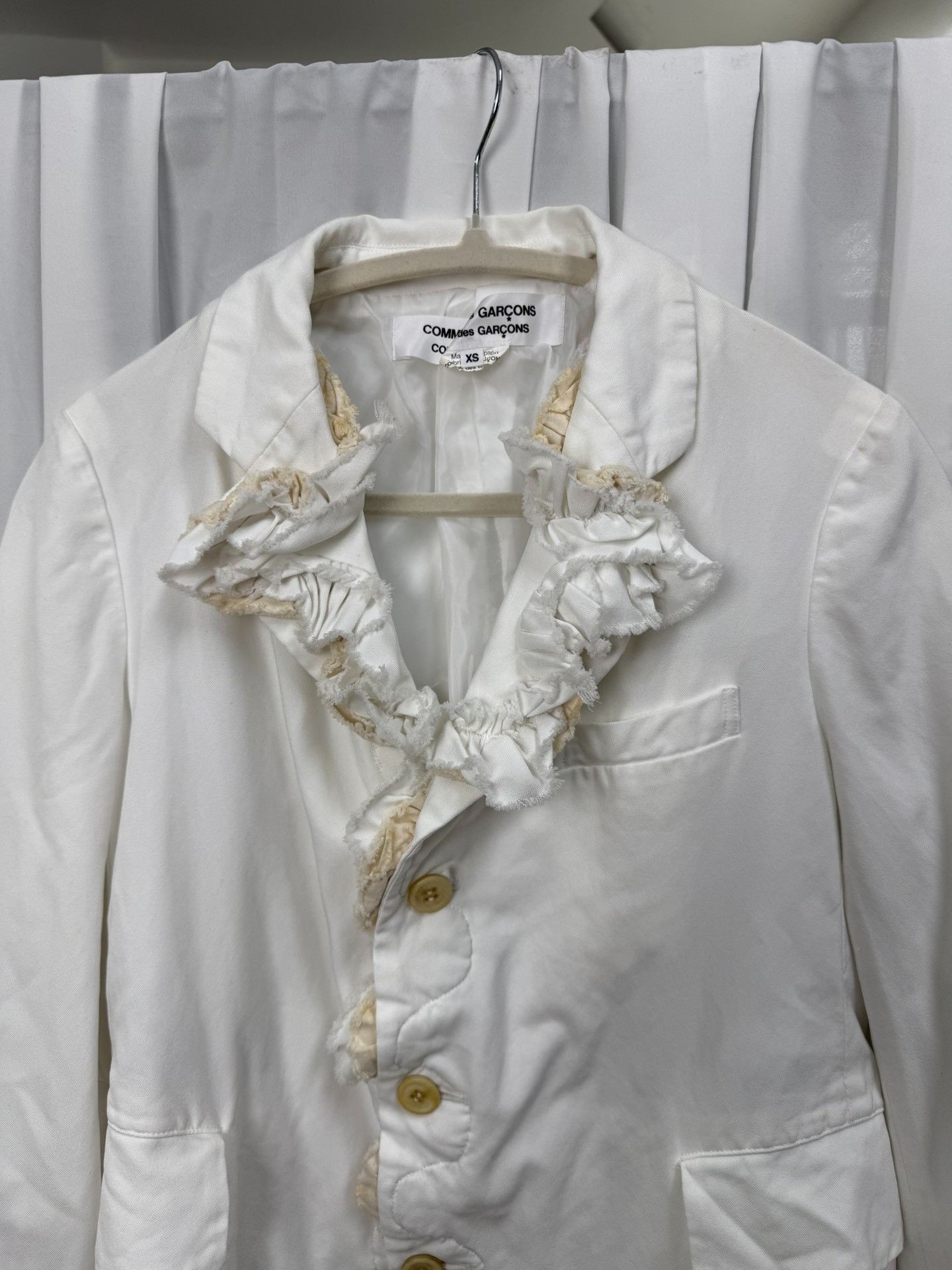 Comme des Garcons Comme des Garçons Ruffle Fleece Jacket Size XS / US 0-2 / IT 36-38 - 3 Thumbnail