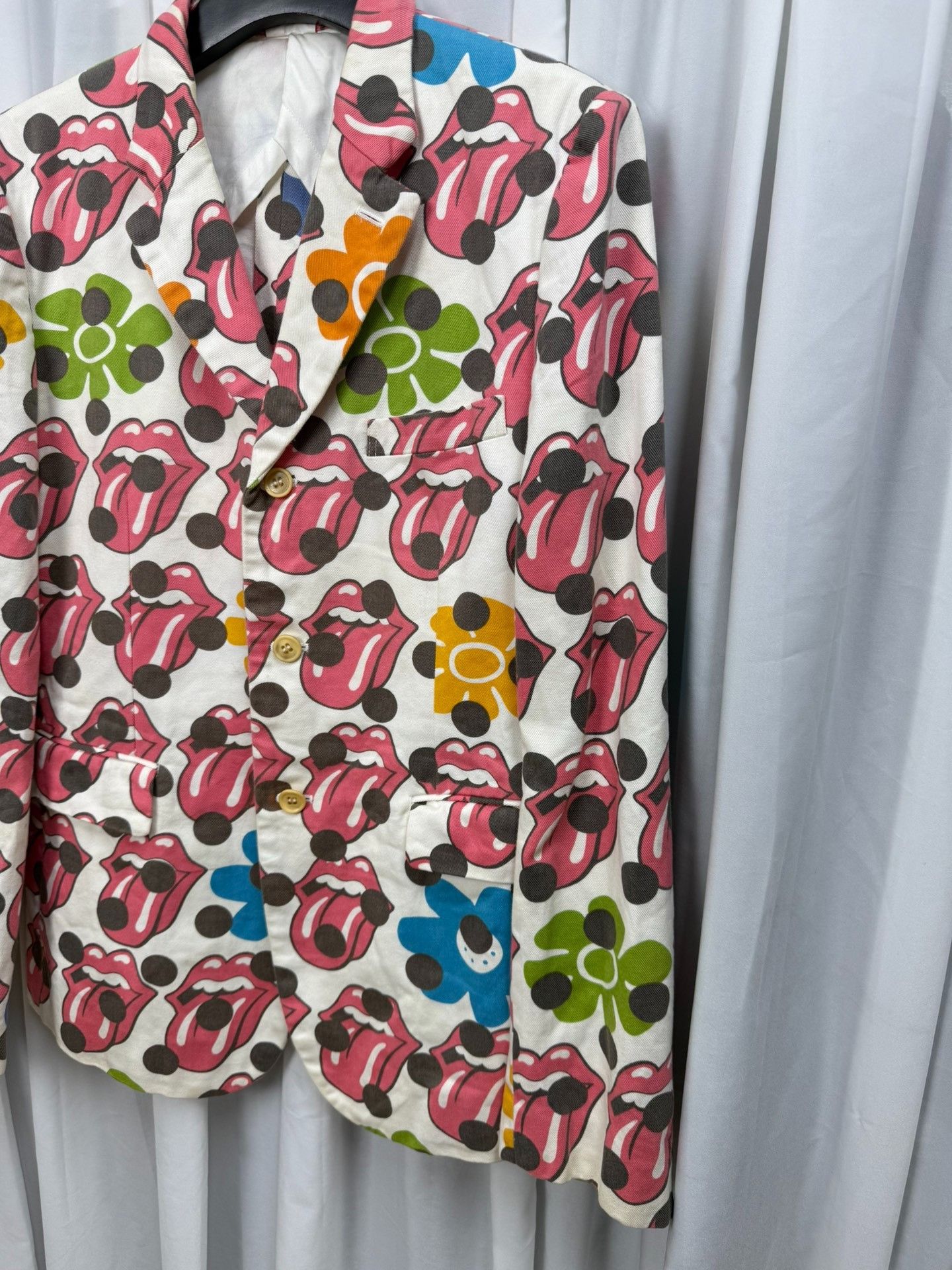 Comme des Garcons Comme des Garçons Rolling Stones Pop Art Blazer Size US M / EU 48-50 / 2 - 3 Thumbnail