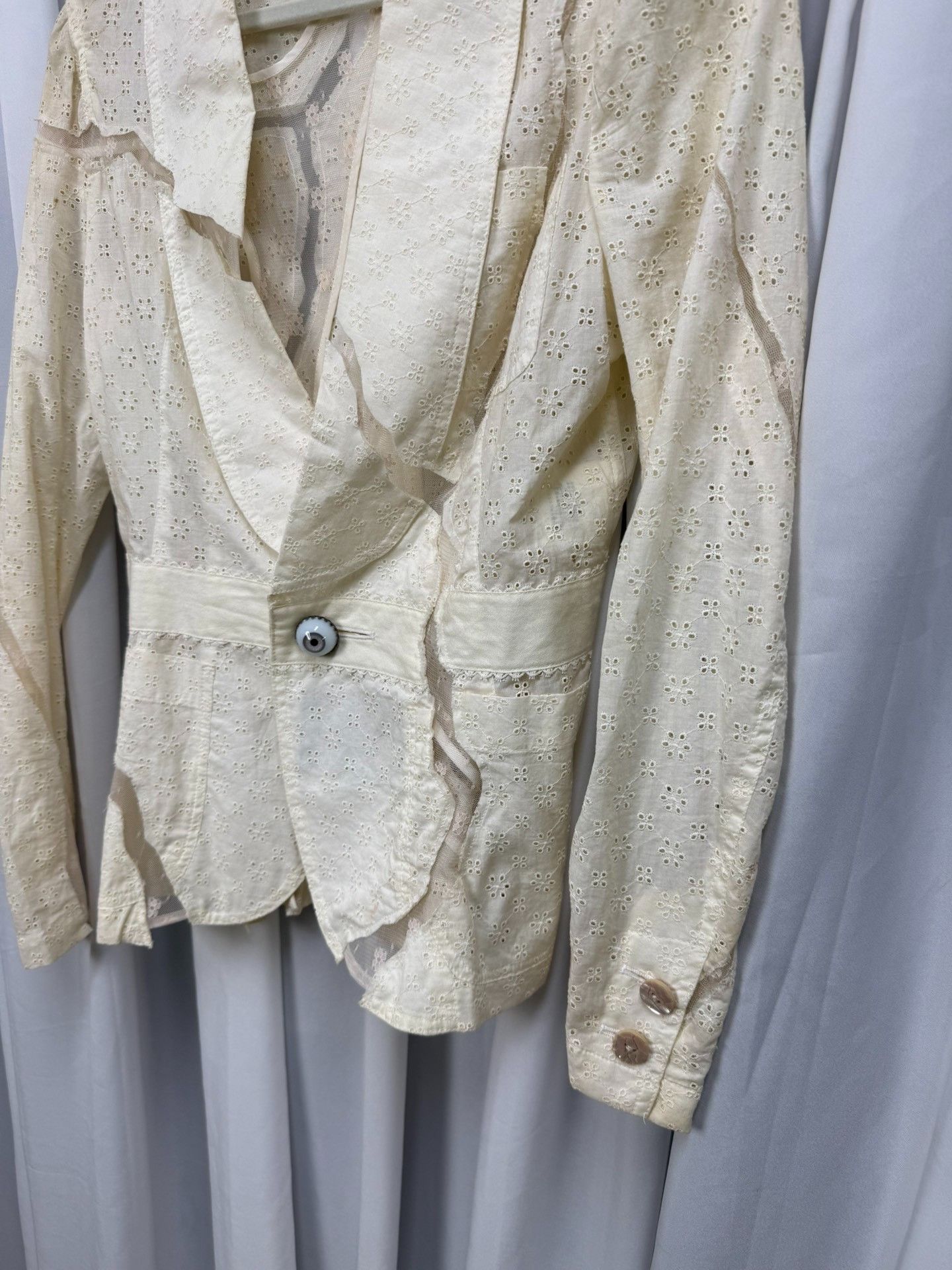 Undercover UNDERCOVER 05SS Ripped Blazer Size US S / EU 44-46 / 1 - 2 Thumbnail