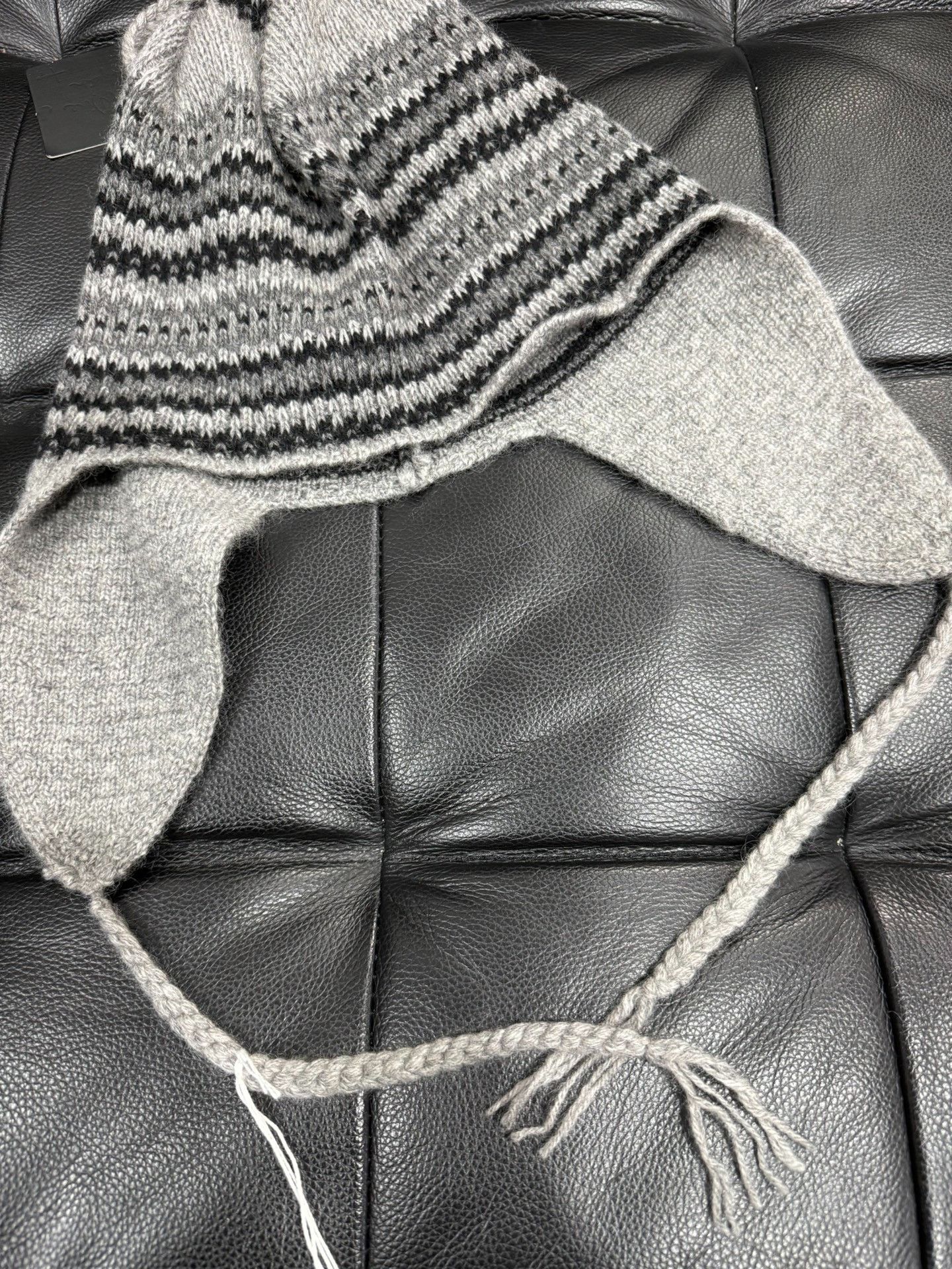 DEN IM by SIKI IM Number (N)ine 07AW Cashmere Earflap Hat Size ONE SIZE - 4 Thumbnail