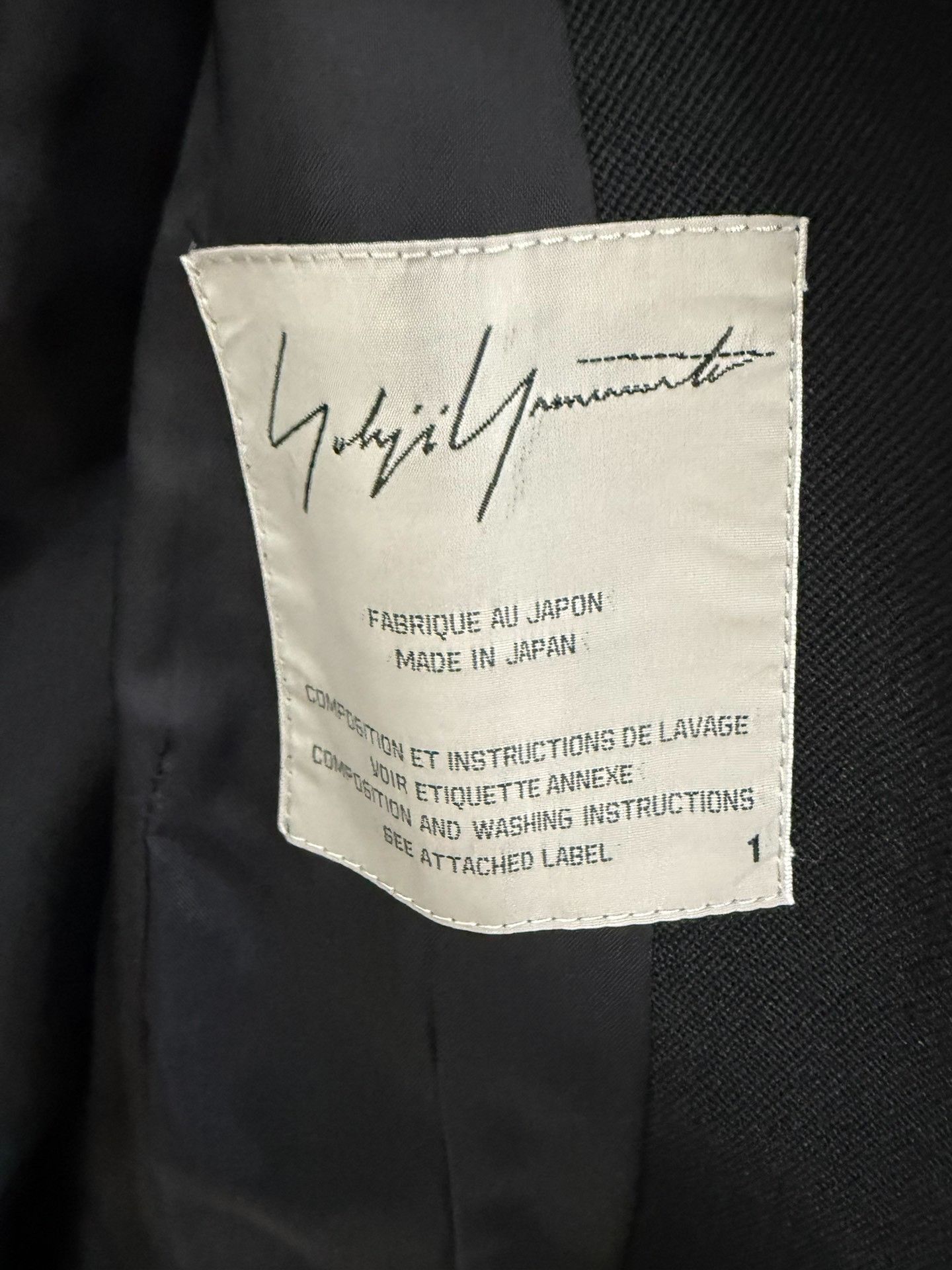 Yohji Yamamoto Yohji Yamamoto 23AW Waist-Cinched Jacket Size US S / EU 44-46 / 1 - 9 Thumbnail