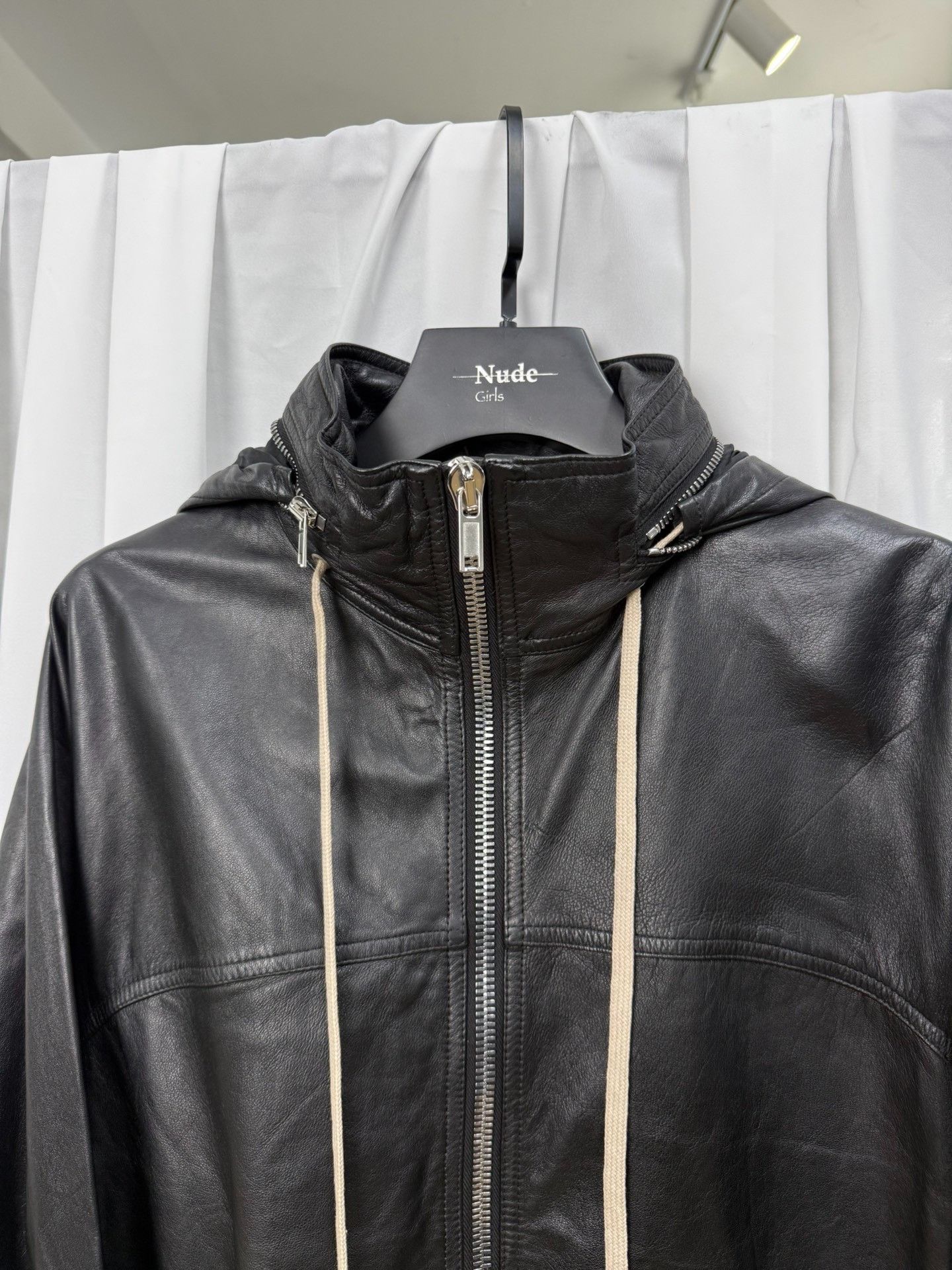 Rick Owens Rick Owens M65 Deconstructed Leather Jacket Size US XXS / EU 40 - 3 Thumbnail