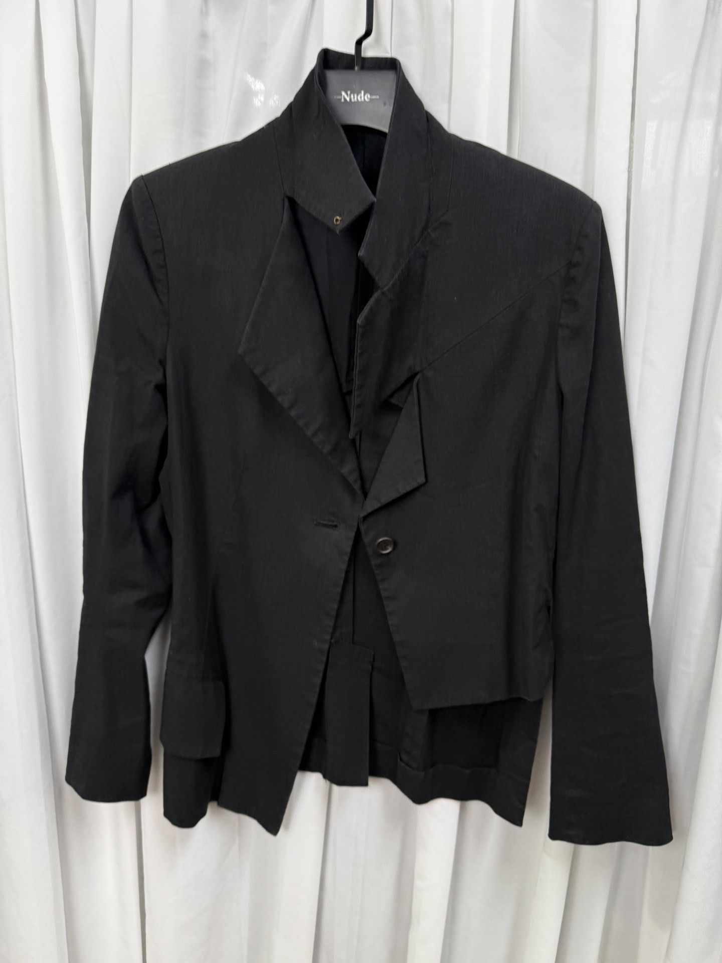 Yohji Yamamoto Yohji Yamamoto Y's Cotton-Linen Blazer Size L / US 10 / IT 46 - 2 Thumbnail