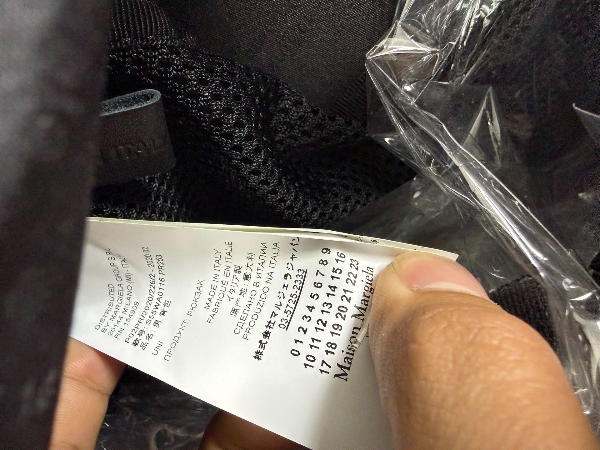Maison Margiela Maison Margiela Mini Four-Stitch Backpack Size ONE SIZE - 8 Thumbnail