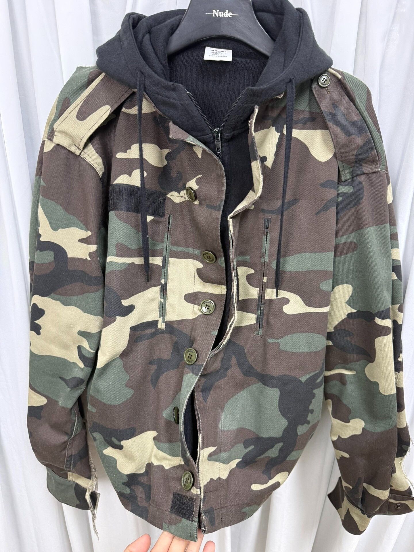Vetements Vetements Camo Patchwork Jacket Size US S / EU 44-46 / 1 - 3 Thumbnail
