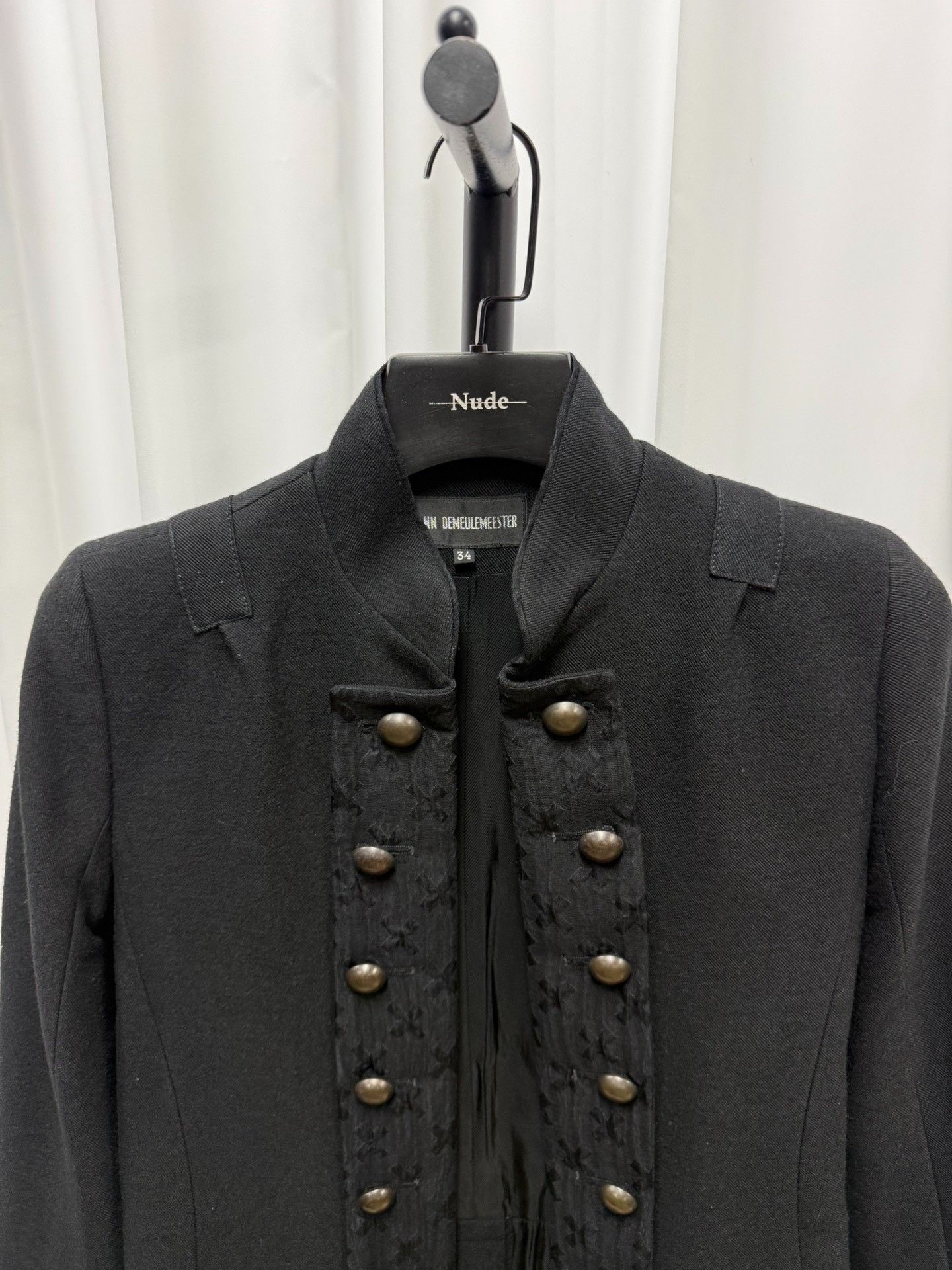Ann Demeulemeester Ann Demeulemeester Court Napoleon Coat 34 Size XXS / US 00 / IT 34 - 4 Thumbnail