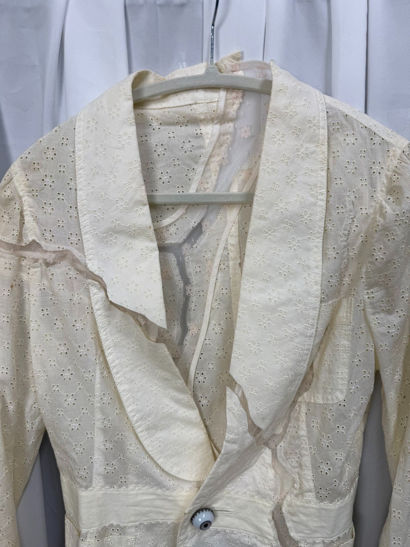 Undercover UNDERCOVER Lace Ripped Blazer Size S / US 4 / IT 40 - 4 Thumbnail