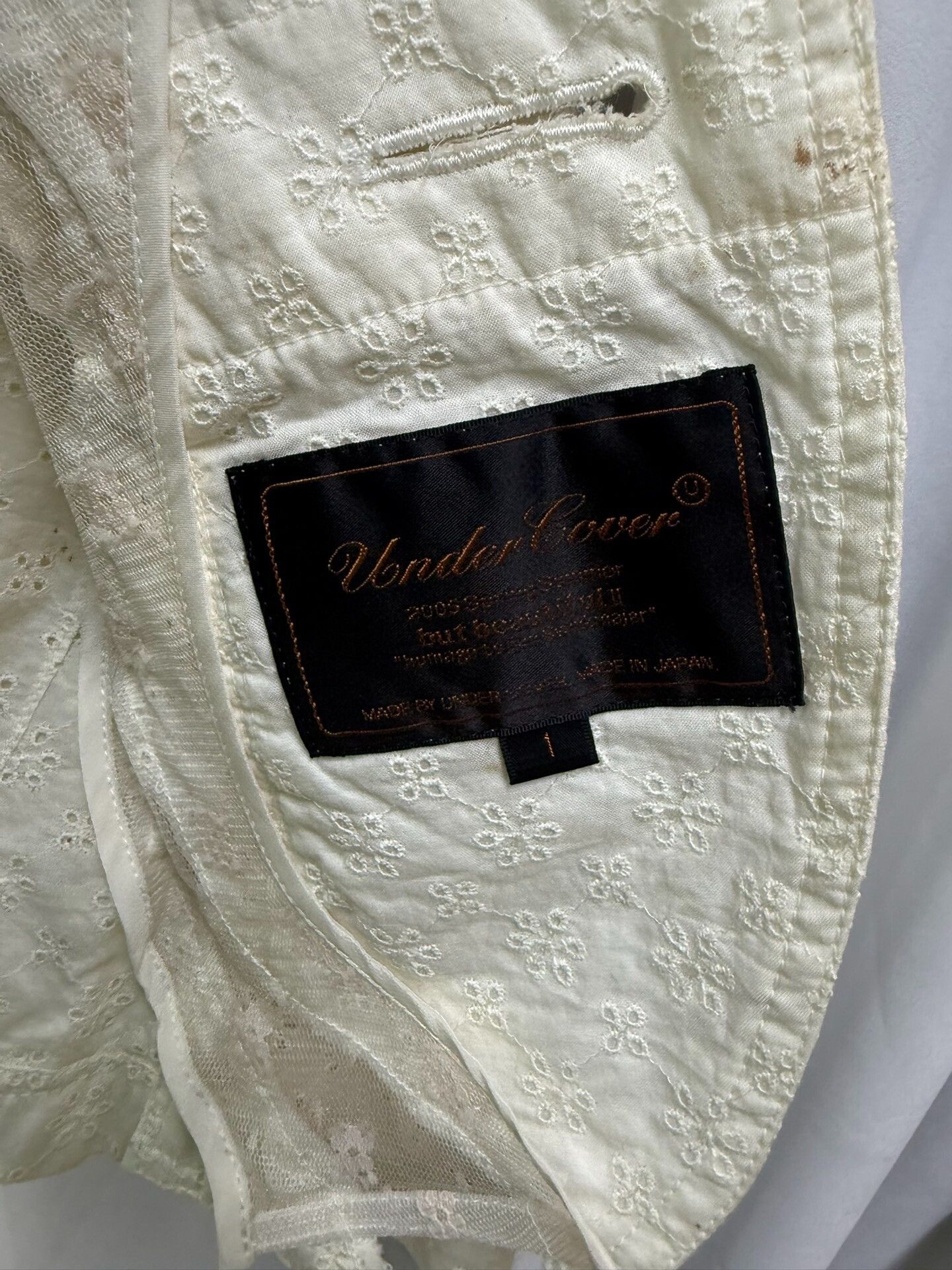 Undercover UNDERCOVER Lace Ripped Blazer Size S / US 4 / IT 40 - 7 Thumbnail