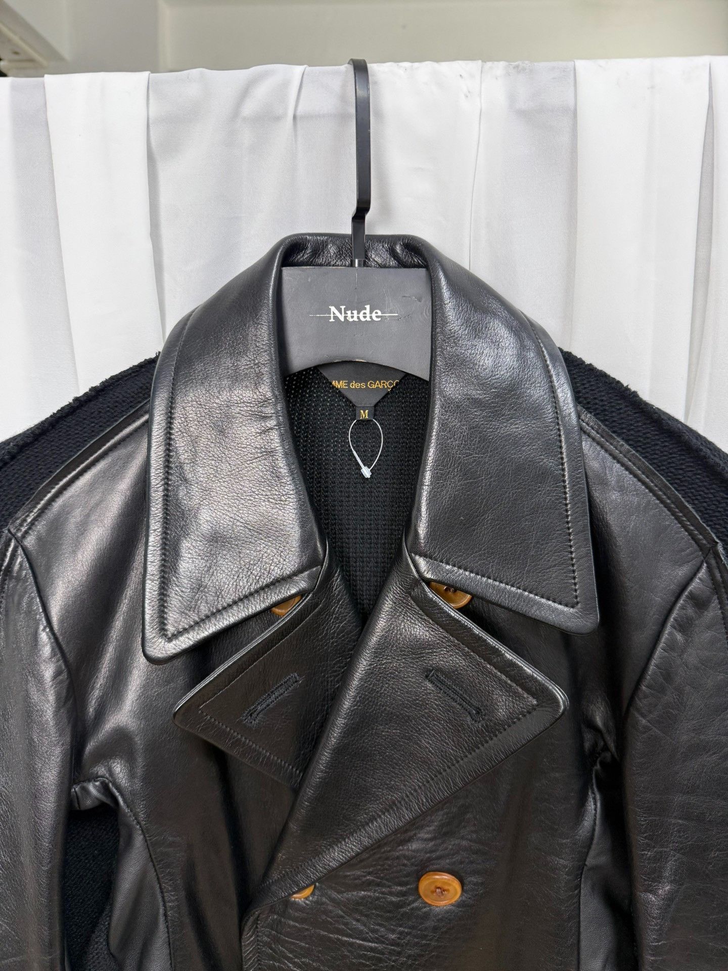 Comme des Garcons Comme des Garçons 02AW Leather Coat Size US M / EU 48-50 / 2 - 4 Thumbnail