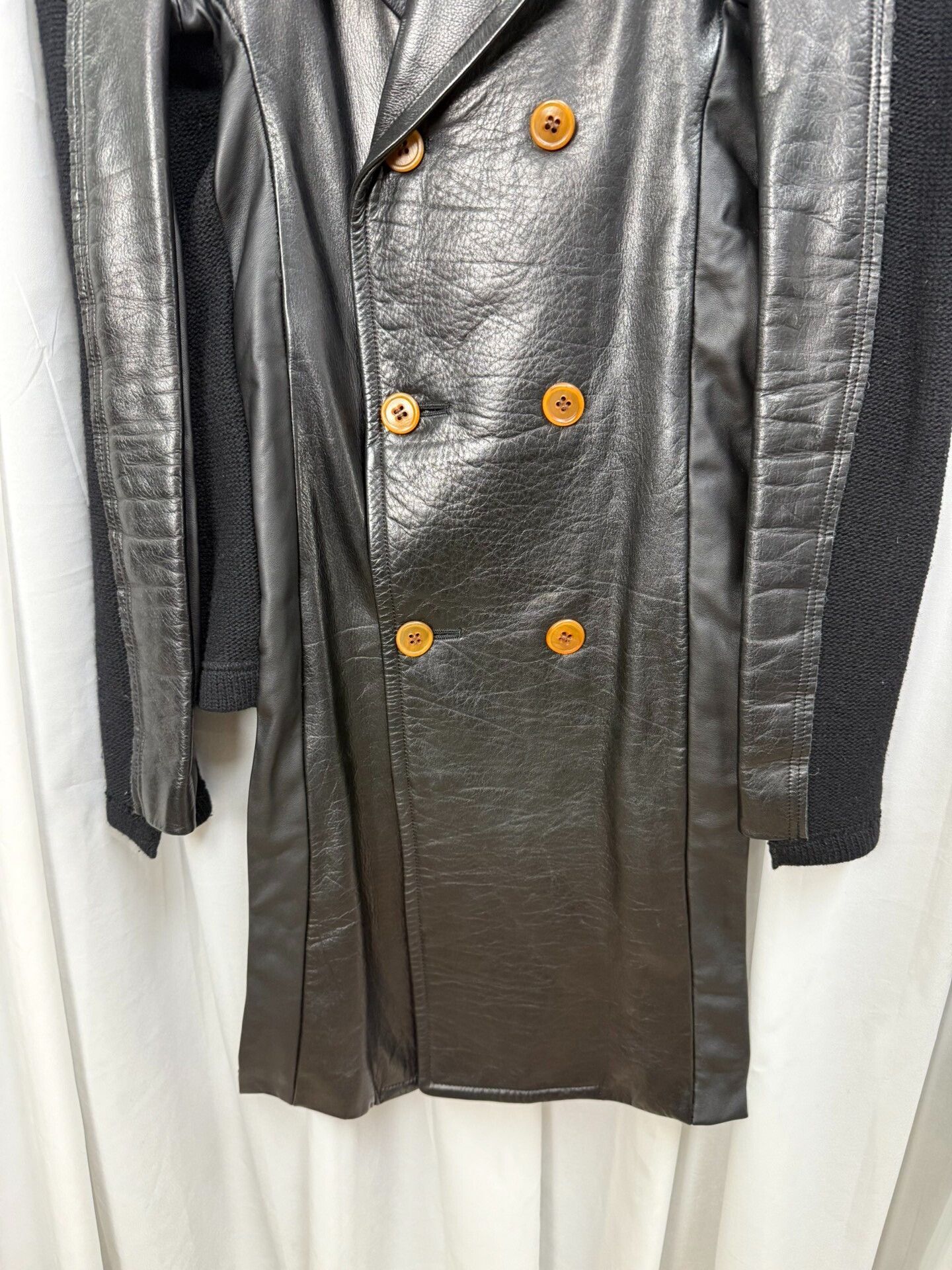 Comme des Garcons Comme des Garçons 02AW Leather Coat Size US M / EU 48-50 / 2 - 3 Thumbnail