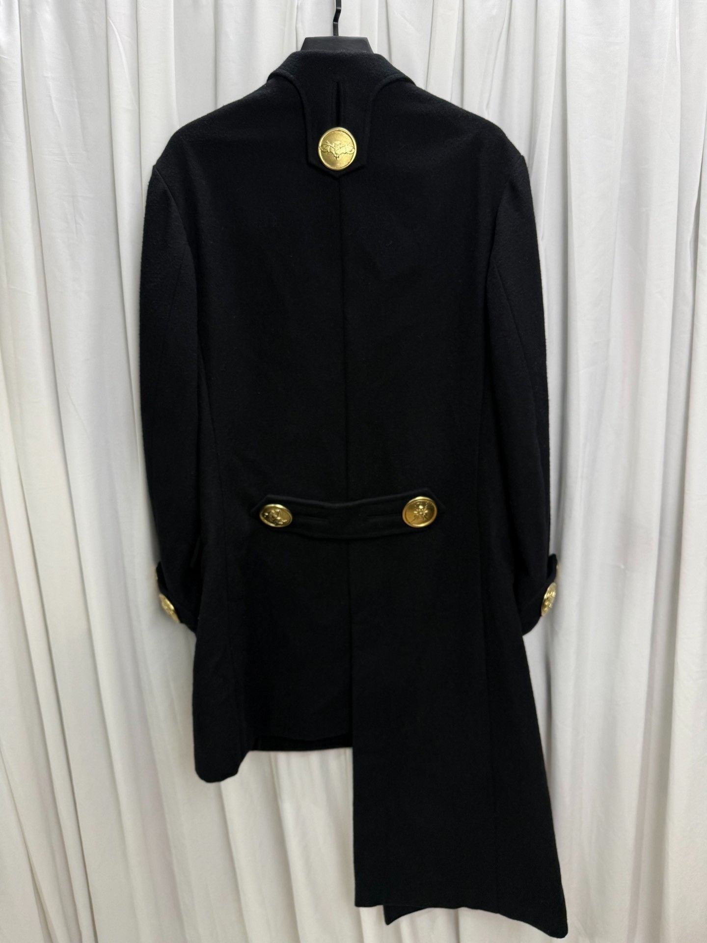 Yohji Yamamoto Yohji Yamamoto Pour Homme 19AW Gold Button Overcoat Size US M / EU 48-50 / 2 - 4 Thumbnail