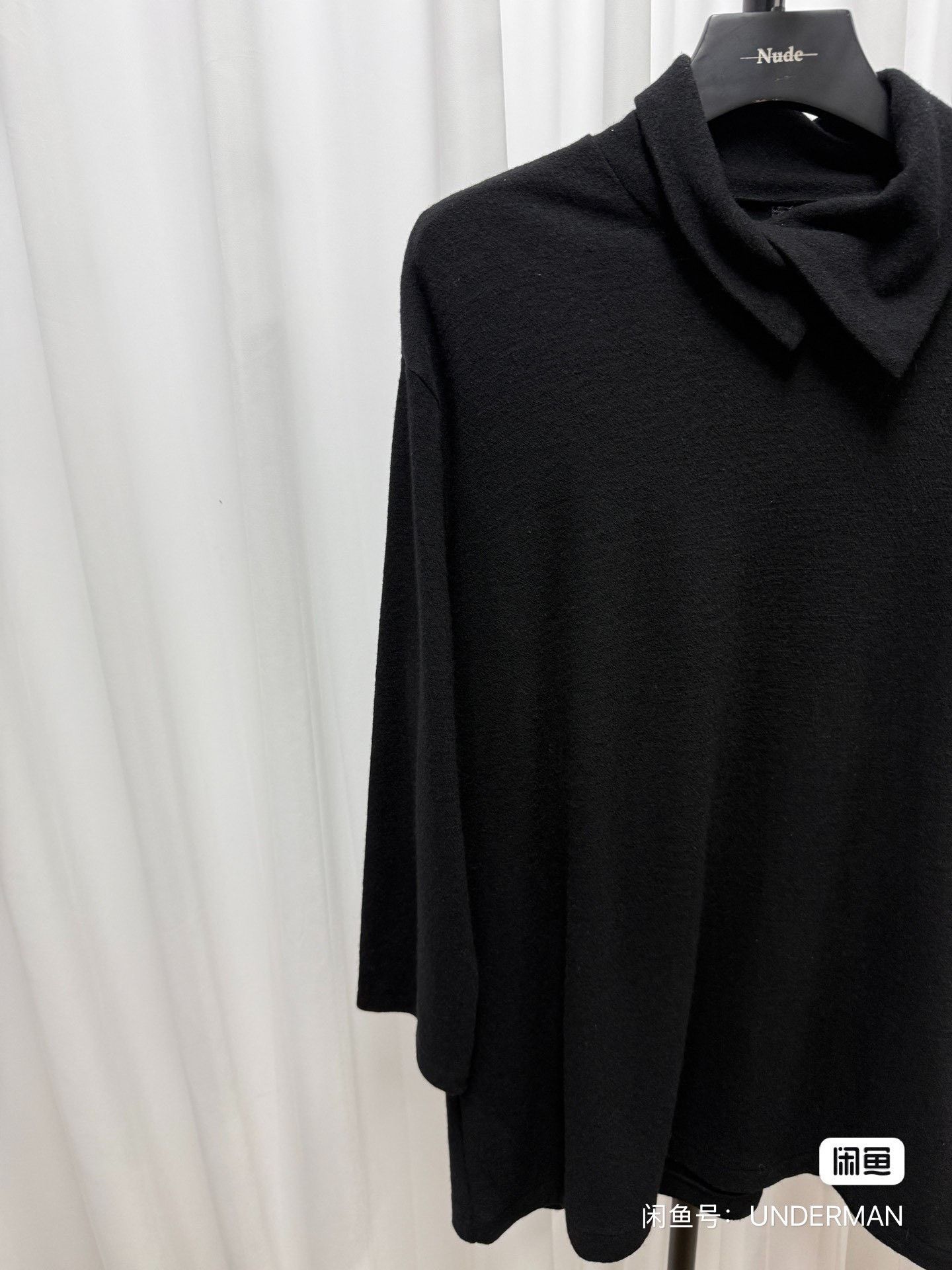 Yohji Yamamoto Yohji Yamamoto Black Wool Turtleneck Size US L / EU 52-54 / 3 - 2 Thumbnail