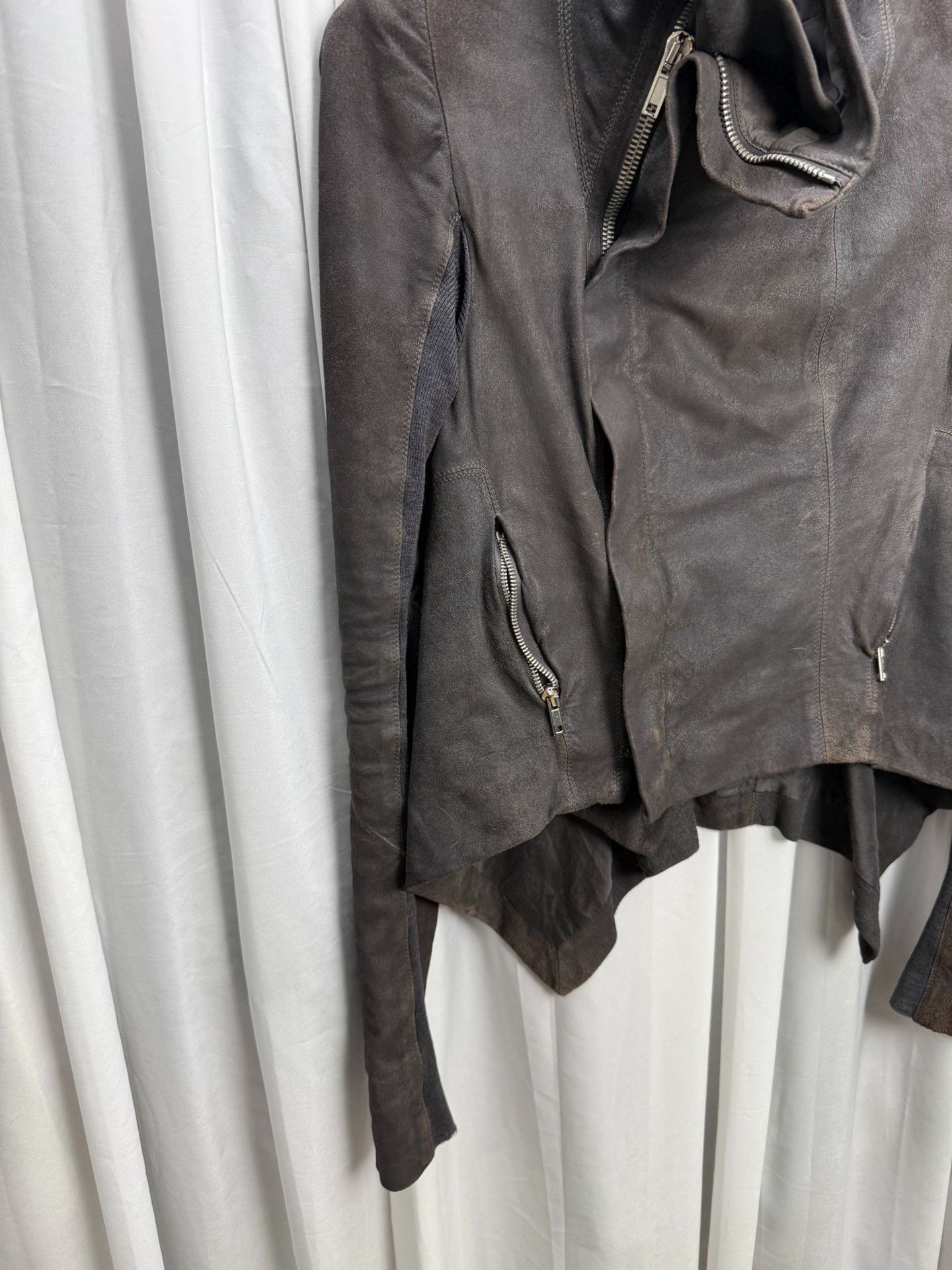 Rick Owens Rick Owens Distressed Sheepskin Jacket 40 Size US XXS / EU 40 - 2 Thumbnail