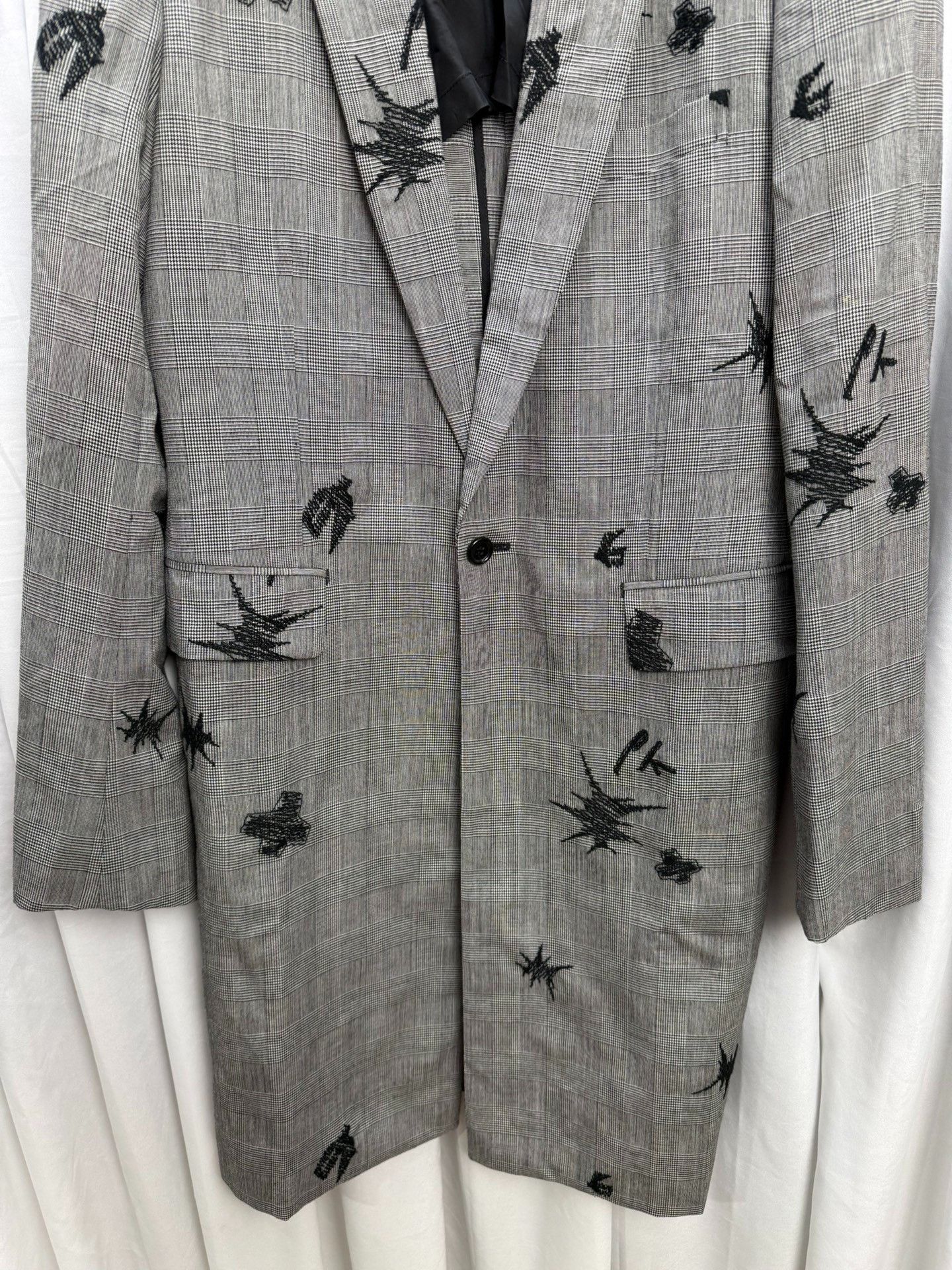 Comme des Garcons Homme Plus Comme des Garçons Homme Plus Embroidered Coat Size US M / EU 48-50 / 2 - 3 Thumbnail