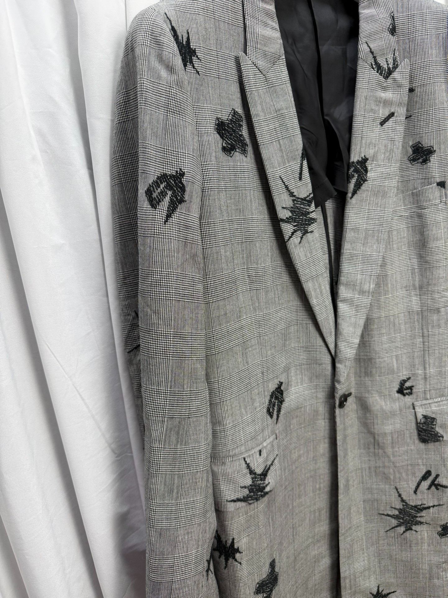 Comme des Garcons Homme Plus Comme des Garçons Homme Plus Embroidered Coat Size US M / EU 48-50 / 2 - 4 Thumbnail