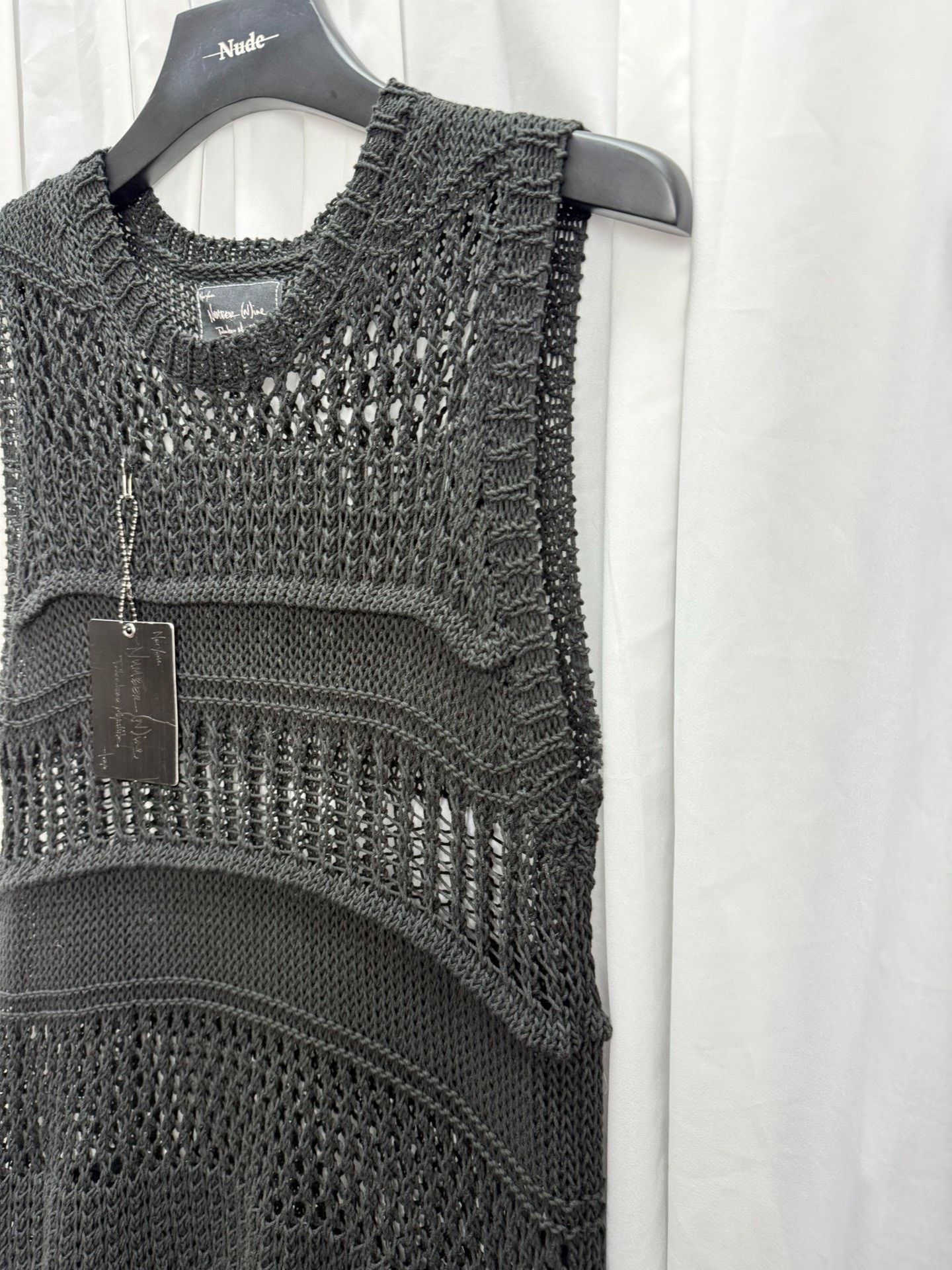 DEN IM by SIKI IM Number (N)ine 04SS Knit Hollow Vest Size US M / EU 48-50 / 2 - 4 Thumbnail