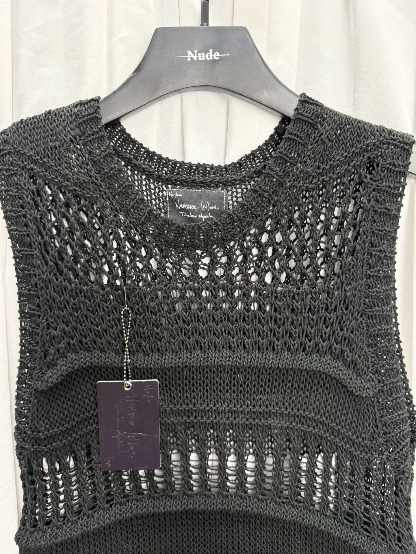DEN IM by SIKI IM Number (N)ine 04SS Knit Hollow Vest Size US M / EU 48-50 / 2 - 2 Thumbnail