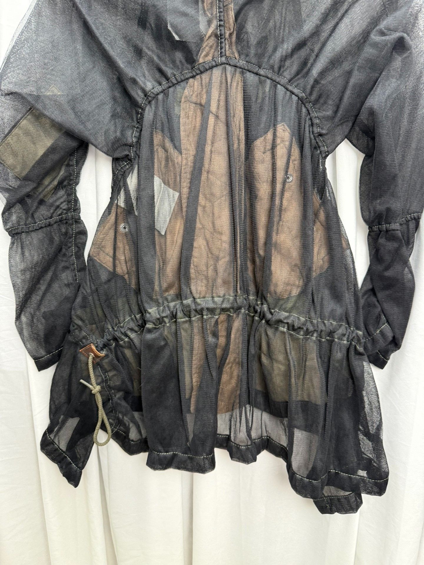 Junya Watanabe Junya Watanabe Sheer Mesh Military Trench Size US XS / EU 42 / 0 - 8 Thumbnail