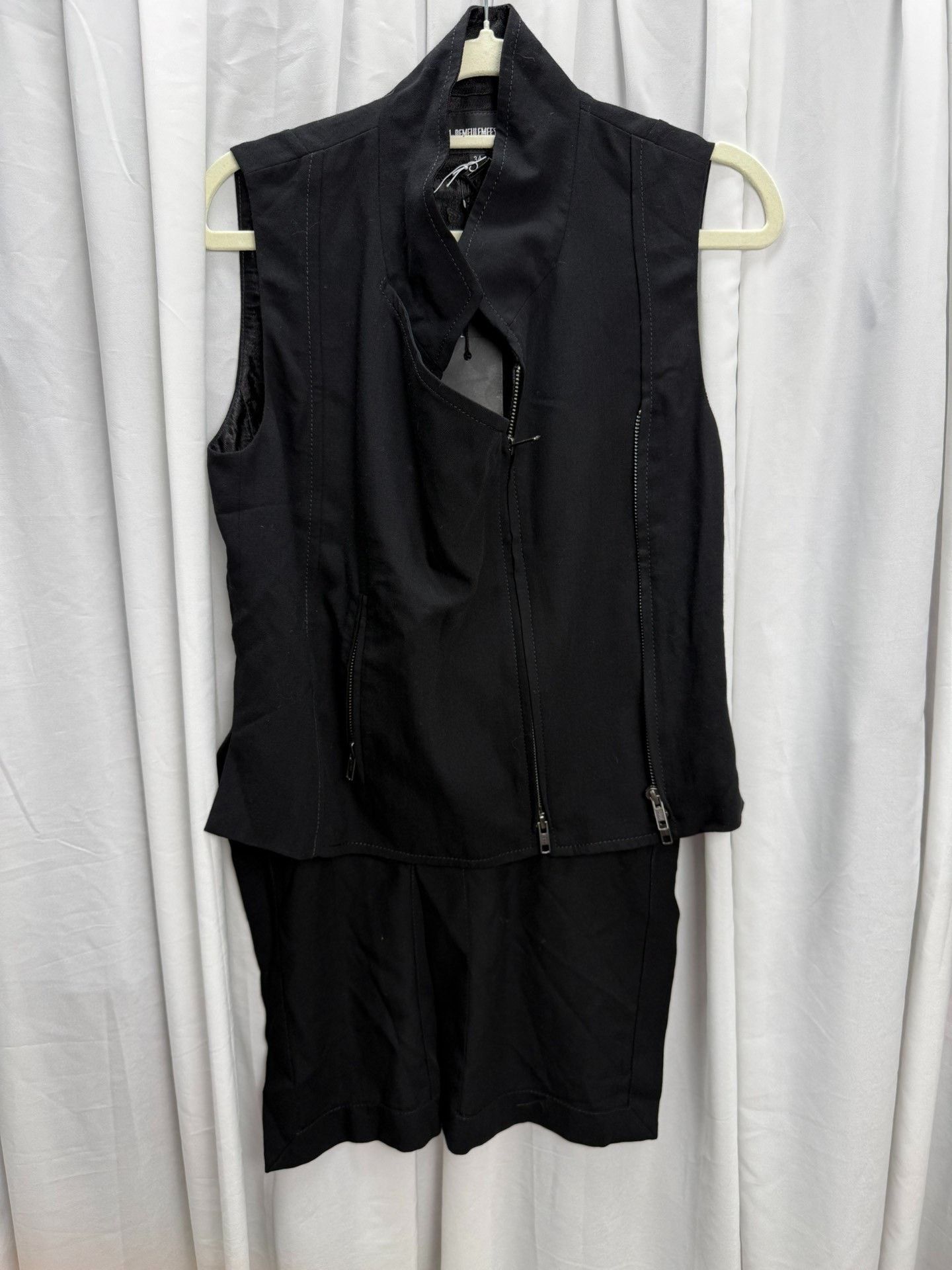 Ann Demeulemeester Ann Demeulemeester Double Zip Silk Vest Size XXS / US 00 / IT 34 - 8 Thumbnail