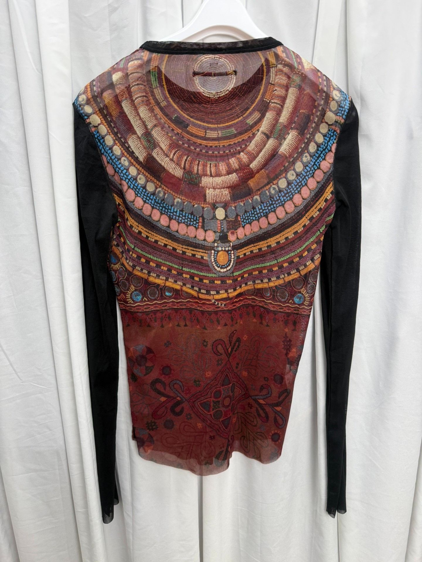 Jean Paul Gaultier Jean Paul Gaultier Mesh Beaded Top Size L / US 10 / IT 46 - 6 Thumbnail