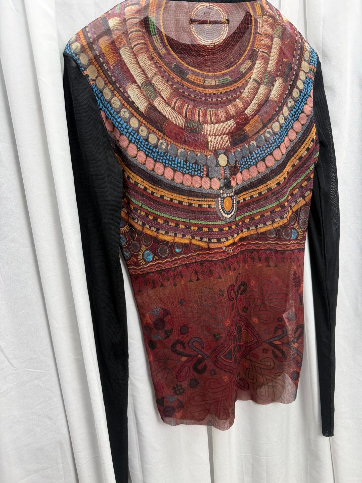 Jean Paul Gaultier Jean Paul Gaultier Mesh Beaded Top Size L / US 10 / IT 46 - 7 Thumbnail