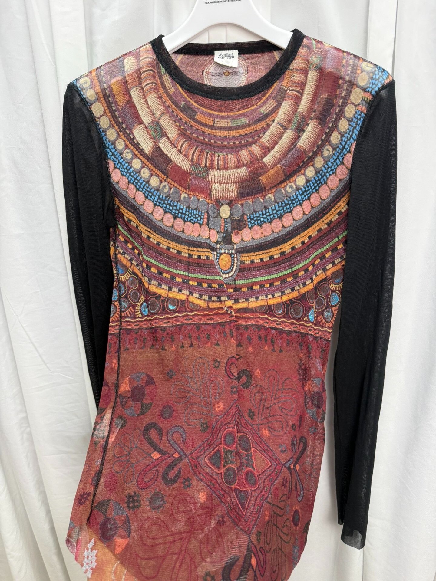Jean Paul Gaultier Jean Paul Gaultier Mesh Beaded Top Size L / US 10 / IT 46 - 5 Thumbnail