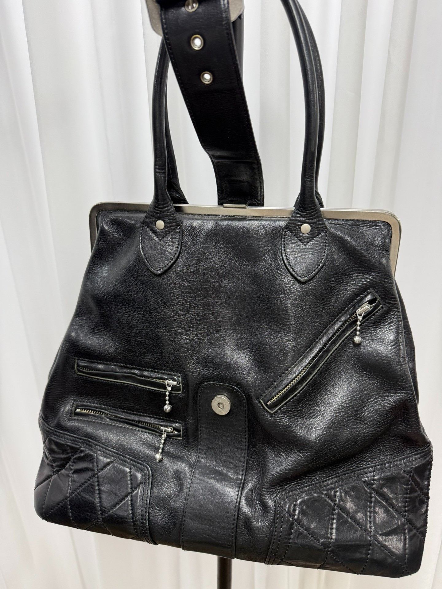 Junya Watanabe Junya Watanabe Cowhide Gold Buckle Handbag Size ONE SIZE - 4 Thumbnail