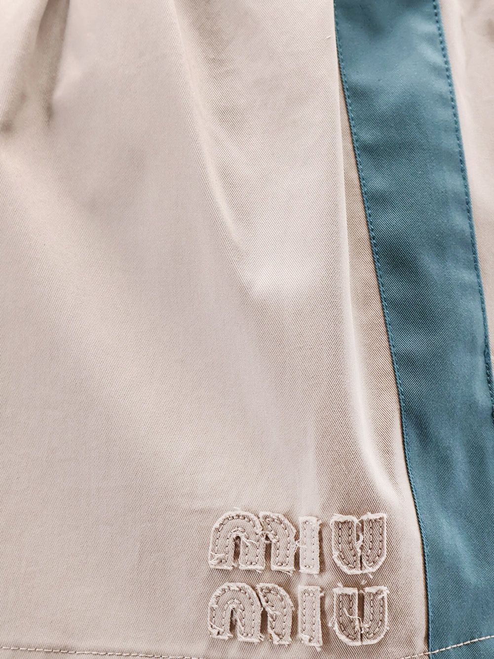 Miu Miu Miu Miu Old Twill Mini Skirt Tag Size IT 38 Women - USA Tariffs Included Size 26" / US 2 / IT 38 - 3 Thumbnail