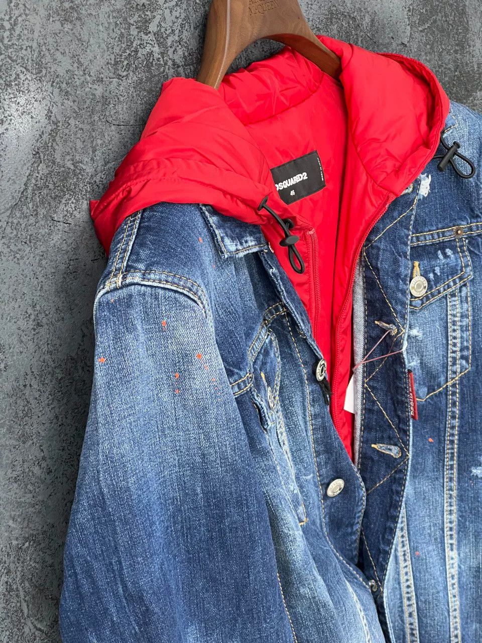Dsquared2 Dsquared2 Denim Cotton Red Light Jacket m Men Size US M / EU 48-50 / 2 - 5 Thumbnail