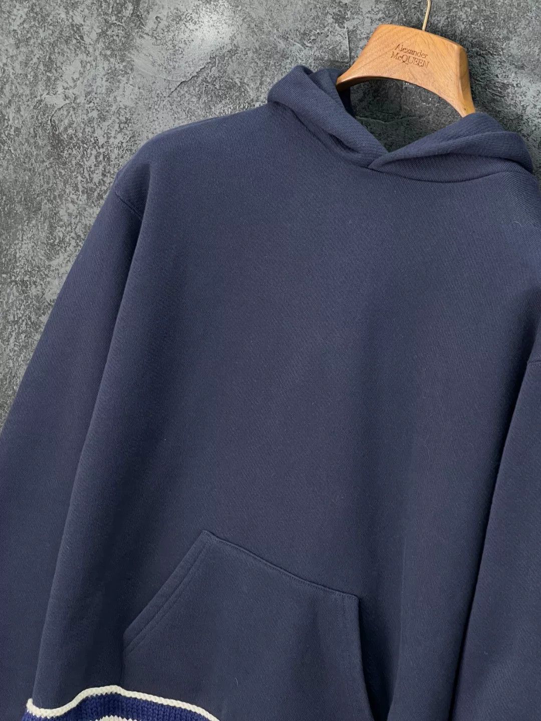 Maison Margiela Maison Margiela Cotton Blue Hoodie l Men Size US L / EU 52-54 / 3 - 4 Thumbnail