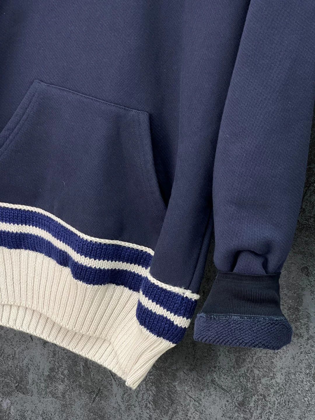 Maison Margiela Maison Margiela Cotton Blue Hoodie l Men Size US L / EU 52-54 / 3 - 6 Thumbnail