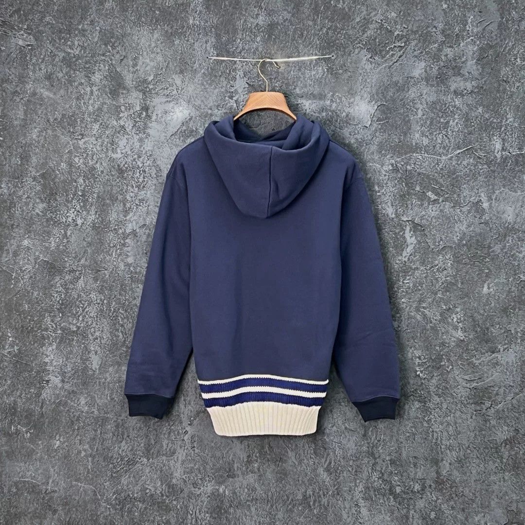 Maison Margiela Maison Margiela Cotton Blue Hoodie l Men Size US L / EU 52-54 / 3 - 2 Thumbnail