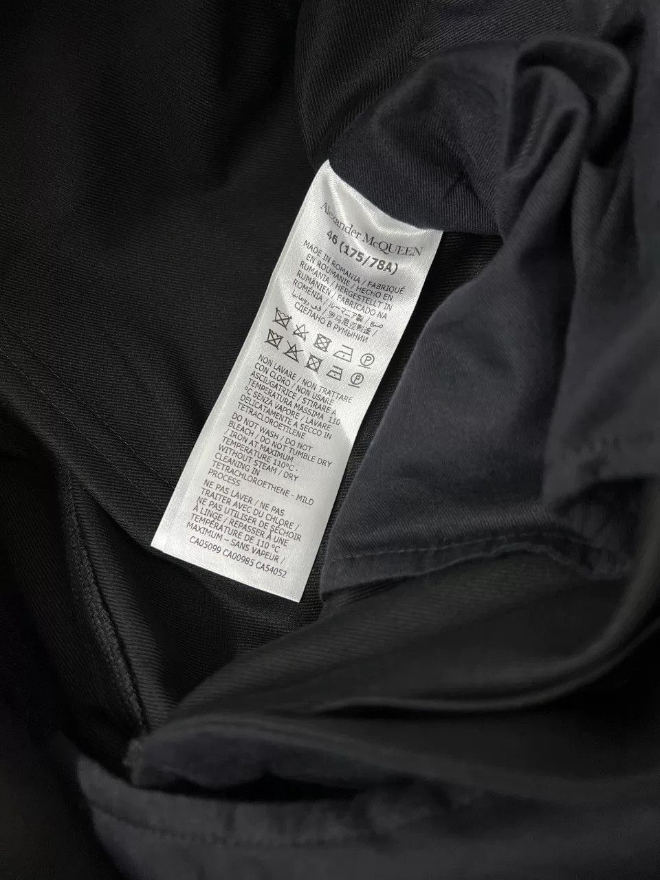 Alexander McQueen Alexander McQueen Cotton Casual Pants 30 Men Size US 30 / EU 46 - 8 Thumbnail