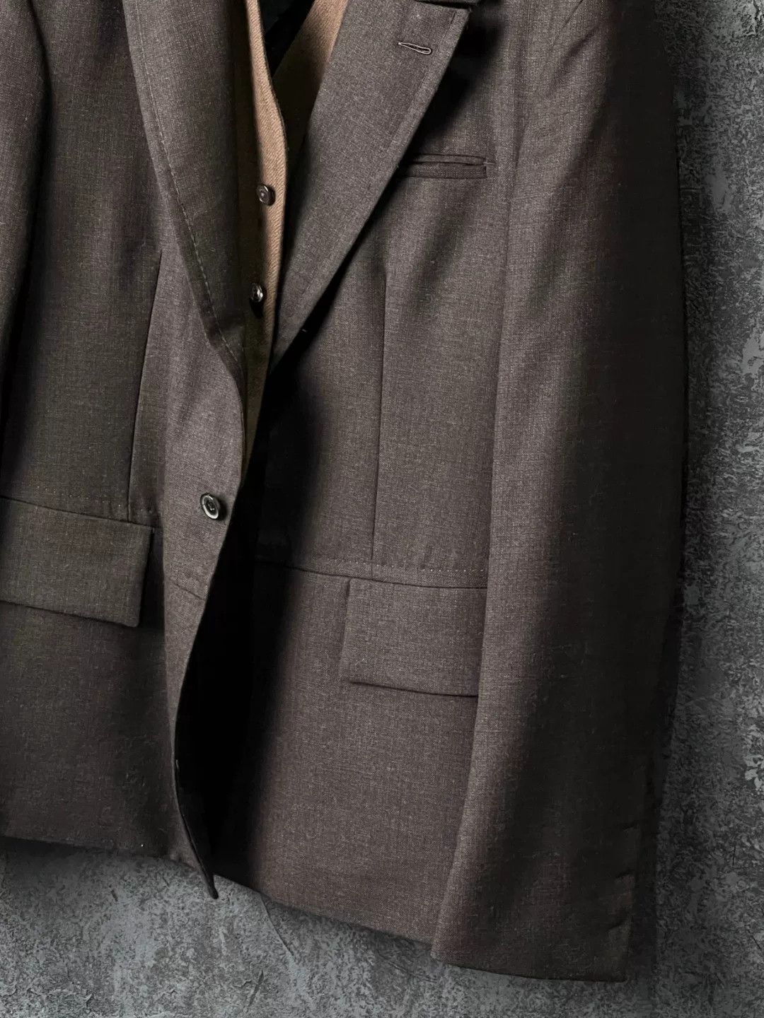 Salvatore Ferragamo Salvatore Ferragamo Brown Suit 40r Men Size 40R - 6 Thumbnail