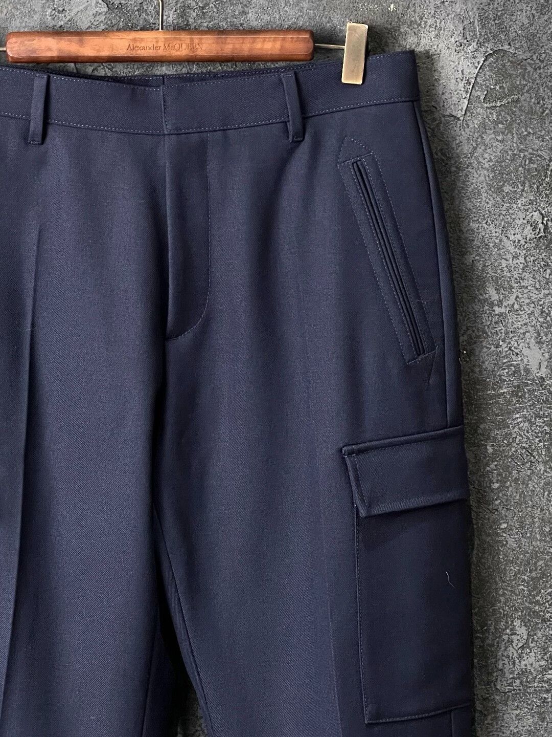 Versace Versace Casual Wool Blue Casual Pants 32 Men Size US 32 / EU 48 - 3 Thumbnail