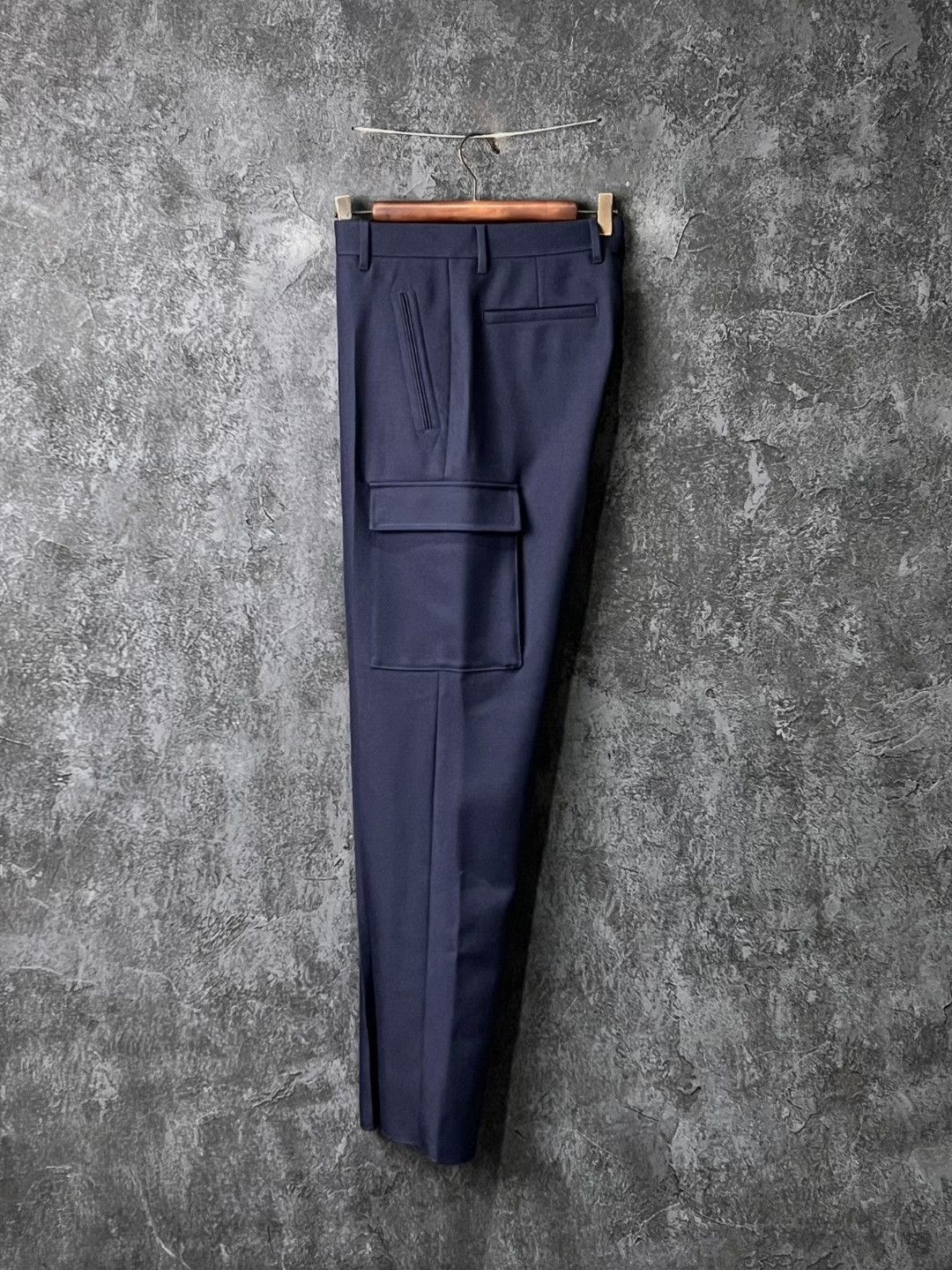 Versace Versace Casual Wool Blue Casual Pants 32 Men Size US 32 / EU 48 - 7 Thumbnail