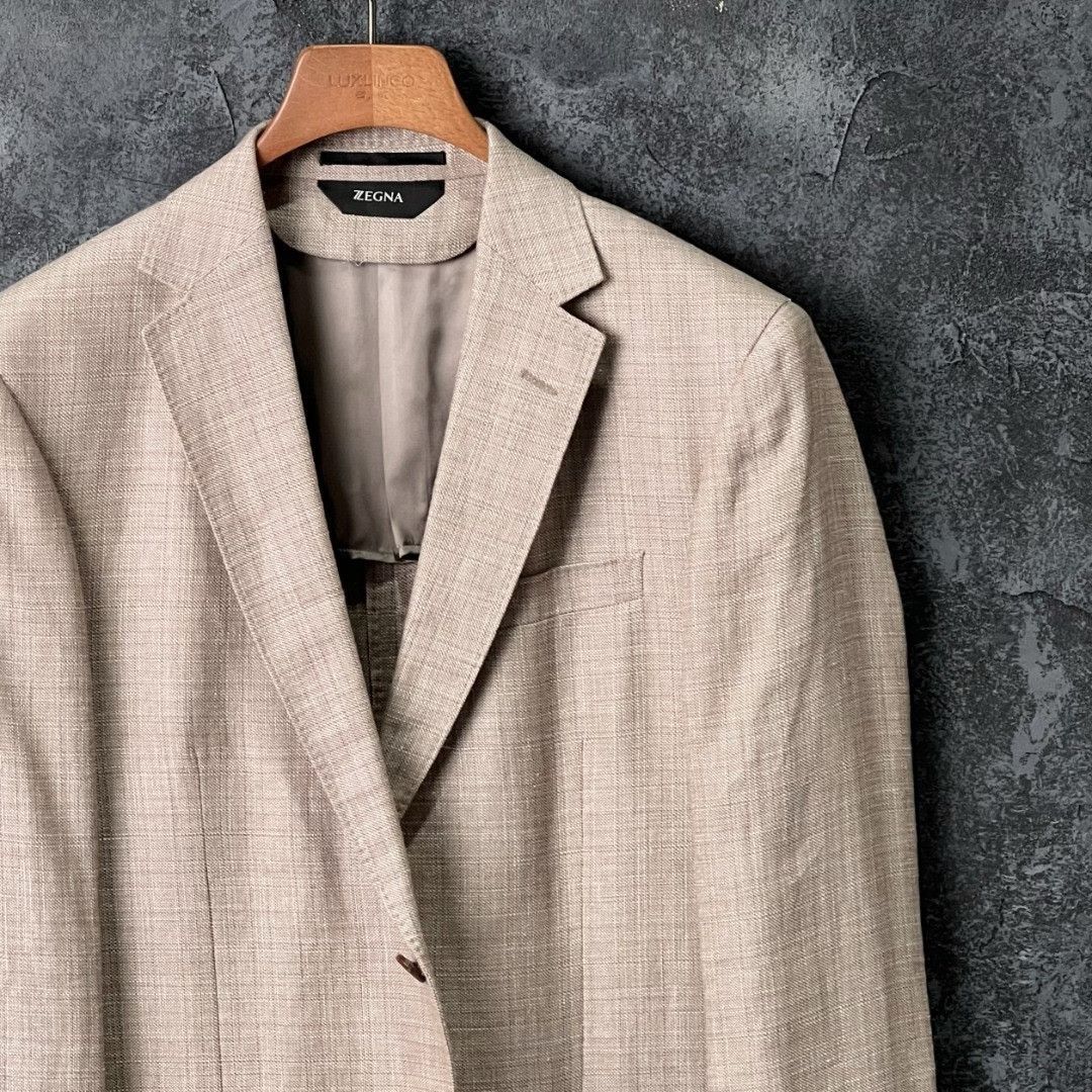 Ermenegildo Zegna Ermenegildo Zegna Casual Beige Suit 40r Men Size 40R - 3 Thumbnail